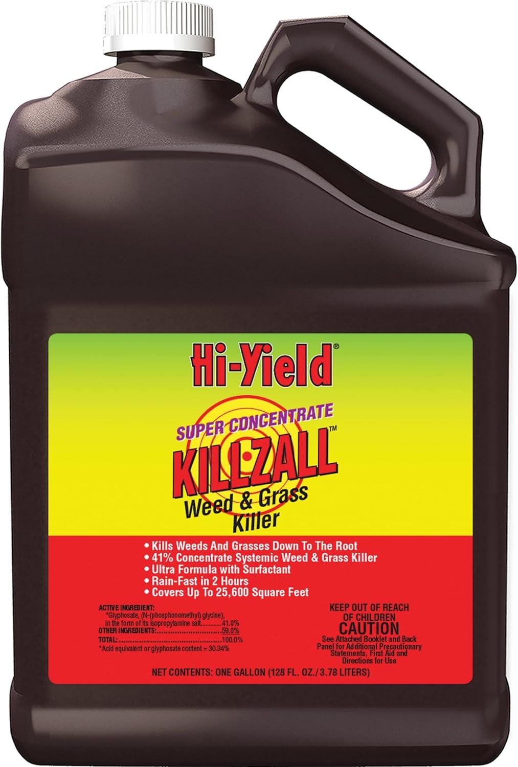 Hi-Yield Versus Killzall: Concentrated vs Concentrate... Tested for Seasonal Weed Control