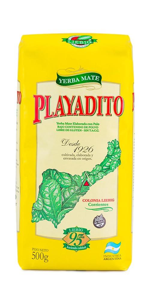 Yerba Mate Playadito Versus Organic - Tested Boosting Flavor, 500gm Stash…
