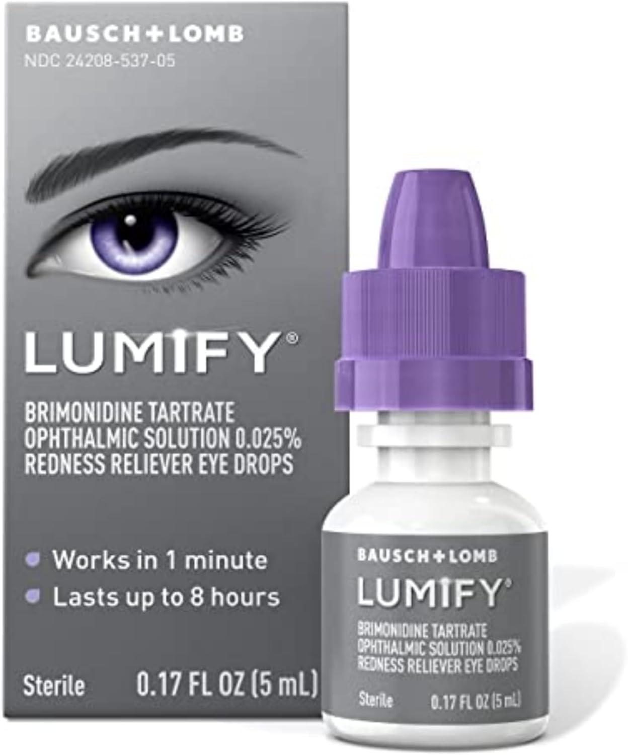 Showdown: LUMIFY vs. Redness Relief Drops… Brighter Eyes Tested!