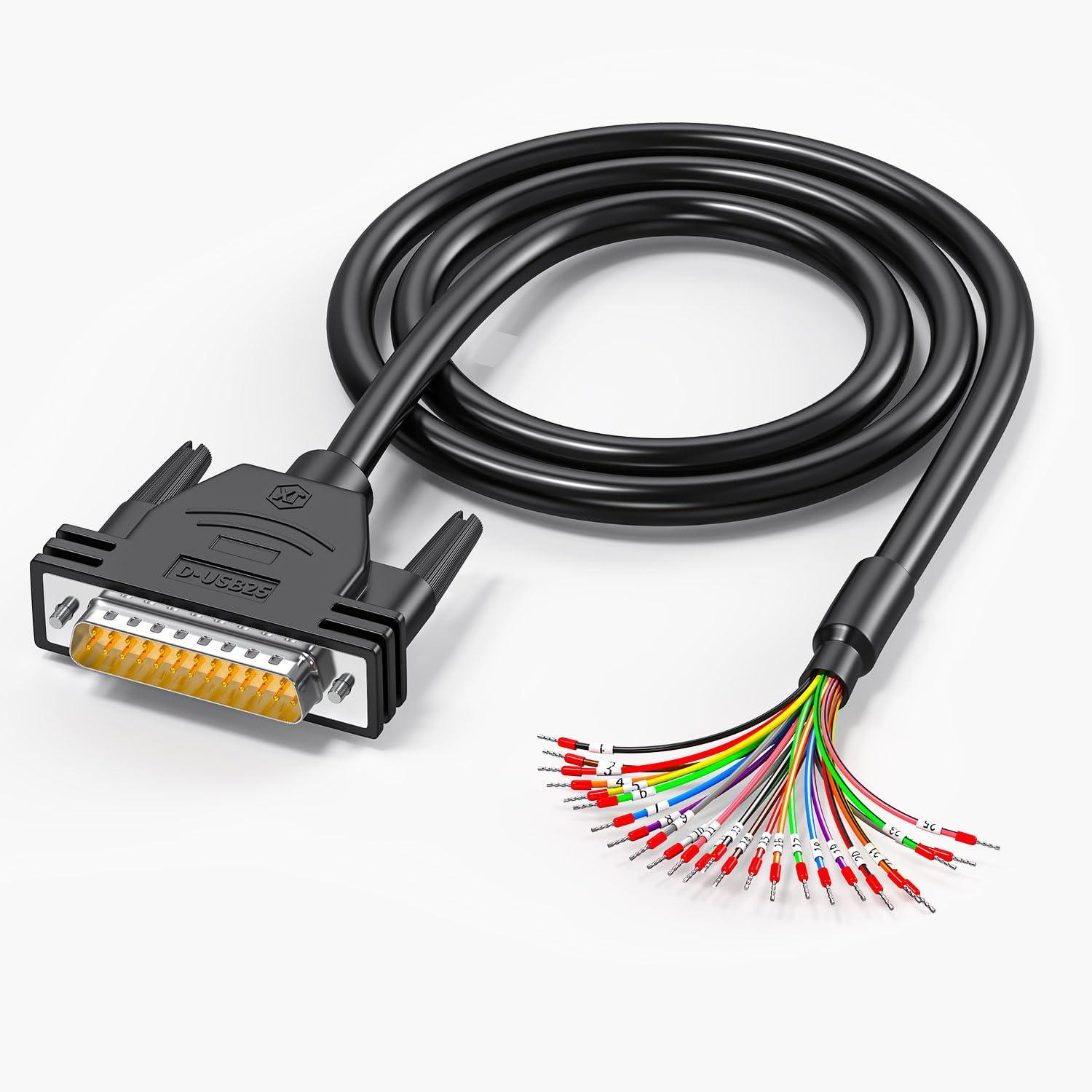 Versus Cable Marker Insight: Tested DB25 Male Ronde bare-wire wire... RS232 Simplified