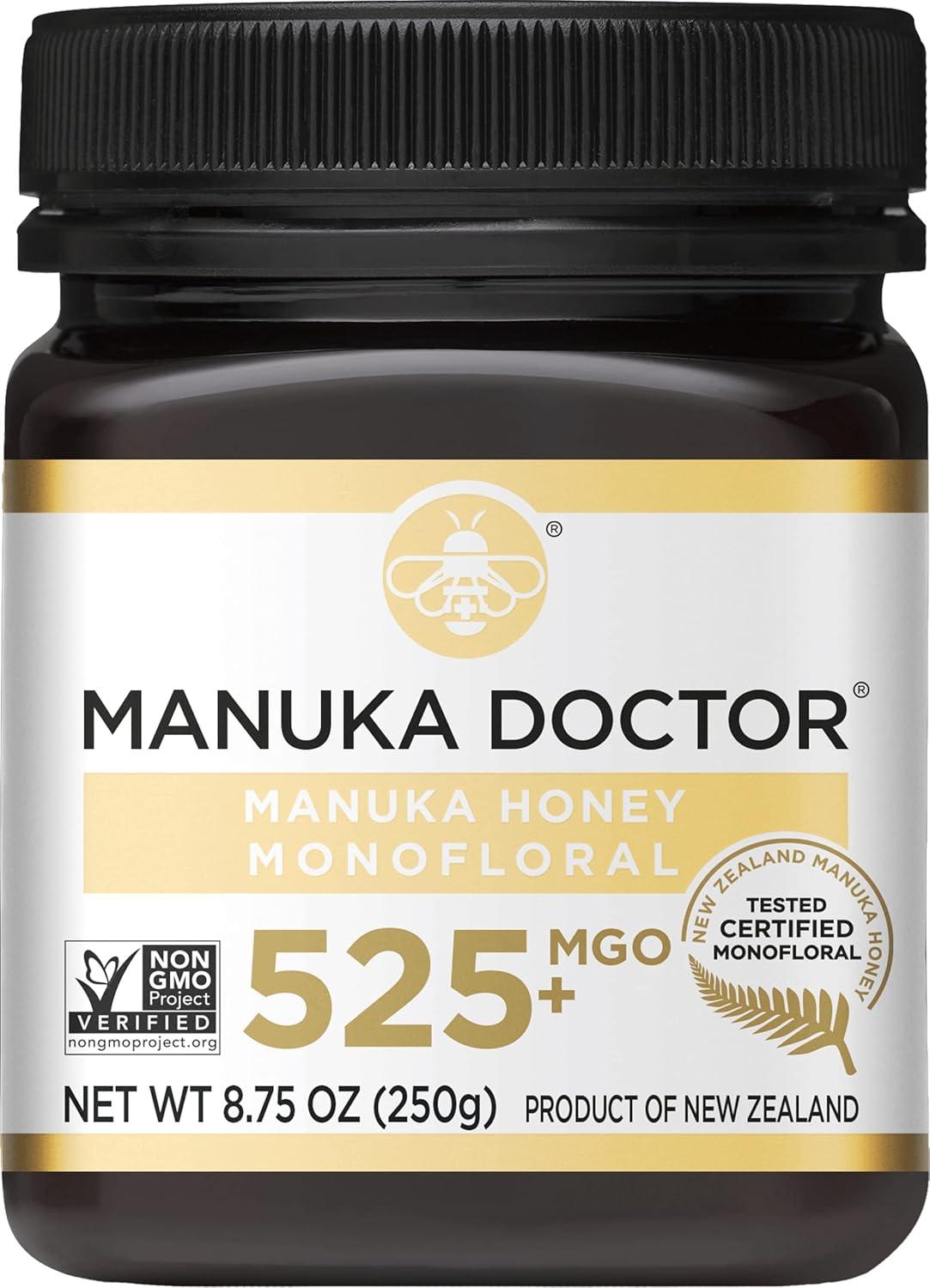Pure New Zealand Monofloral Honey, Tested: MGO 525+ Versus Manuka’s Wonders… Non-GMO Certified