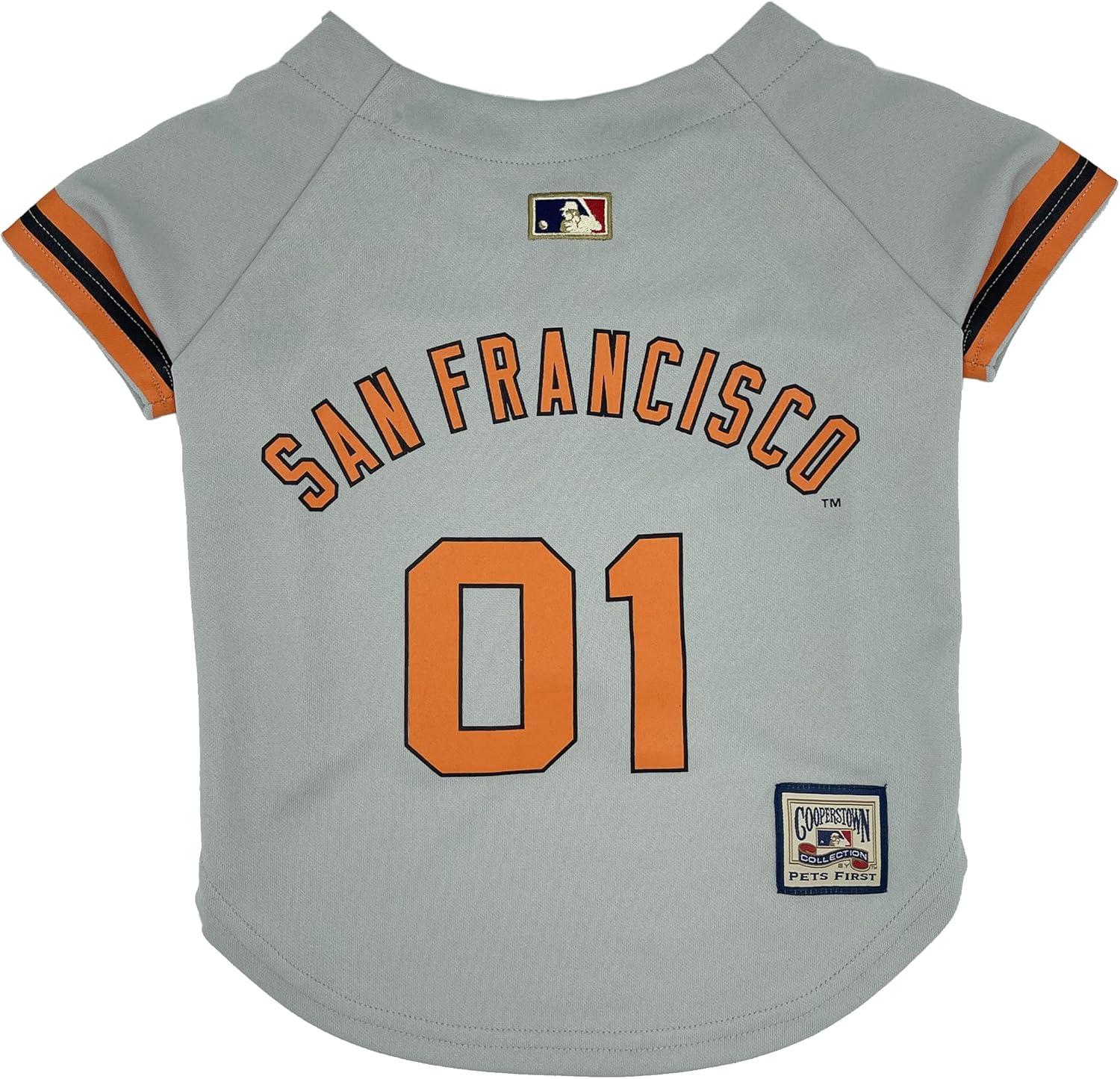 Giants Pet Jersey Showdown: Tested Team Colors, Comfortable fuzz... Perfect Throwback