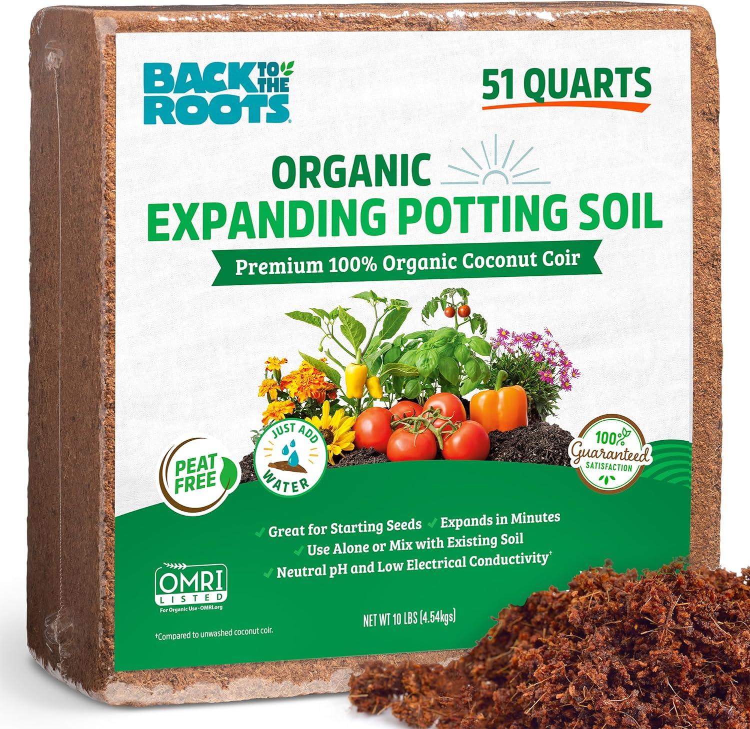 Back To Roots Coir Expand Tested, Great For Seeds... Versus Trends