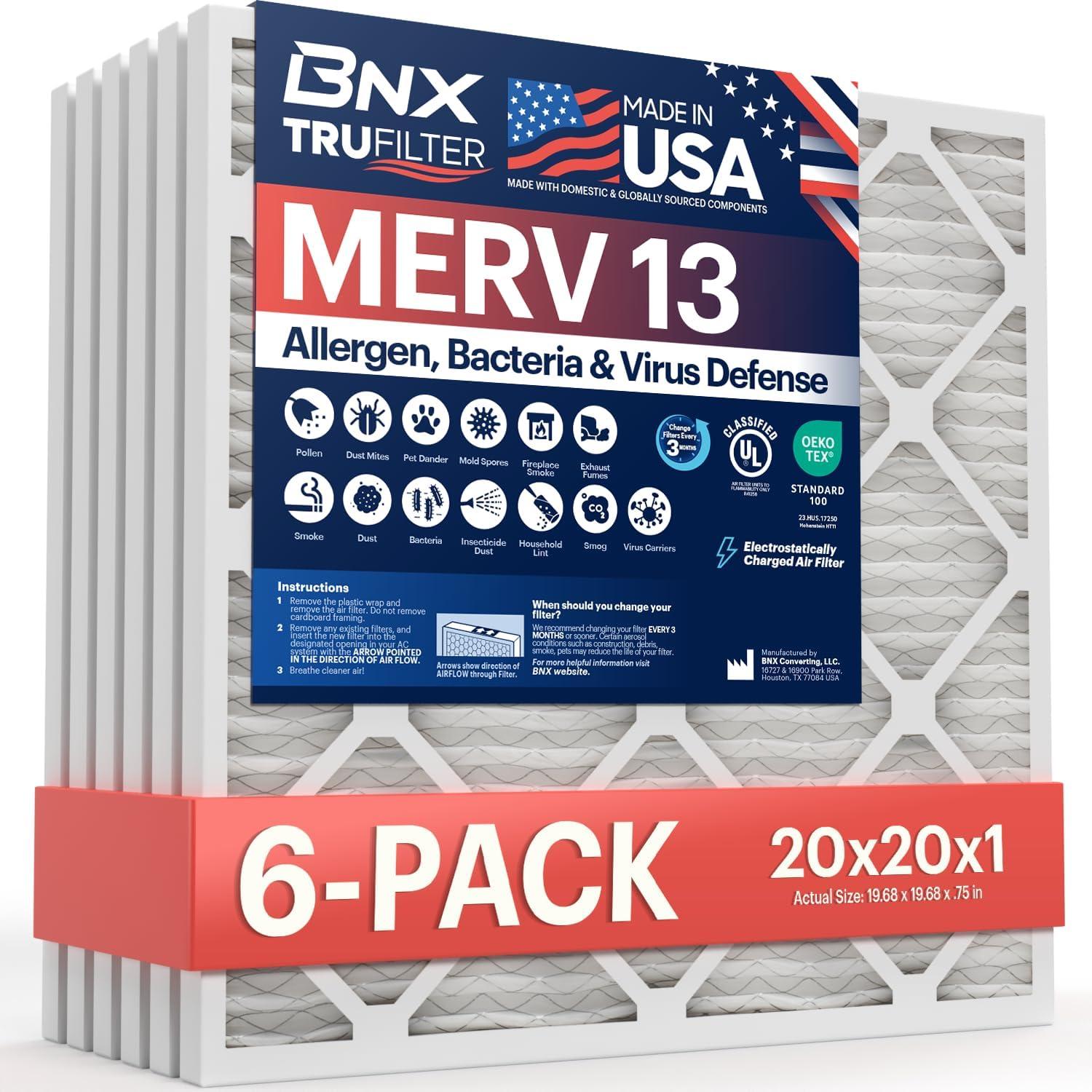 TruFilter 13... USA-Made... compared. Surprise insight: Allergies vs. Top HVAC Filters!