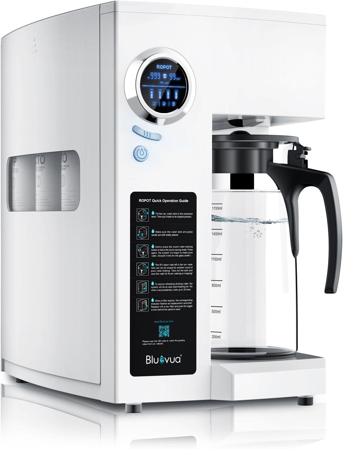Bluevua RO100ROPOT-UV Filter Showdown: Tested Purification & Remineralization... Home Use