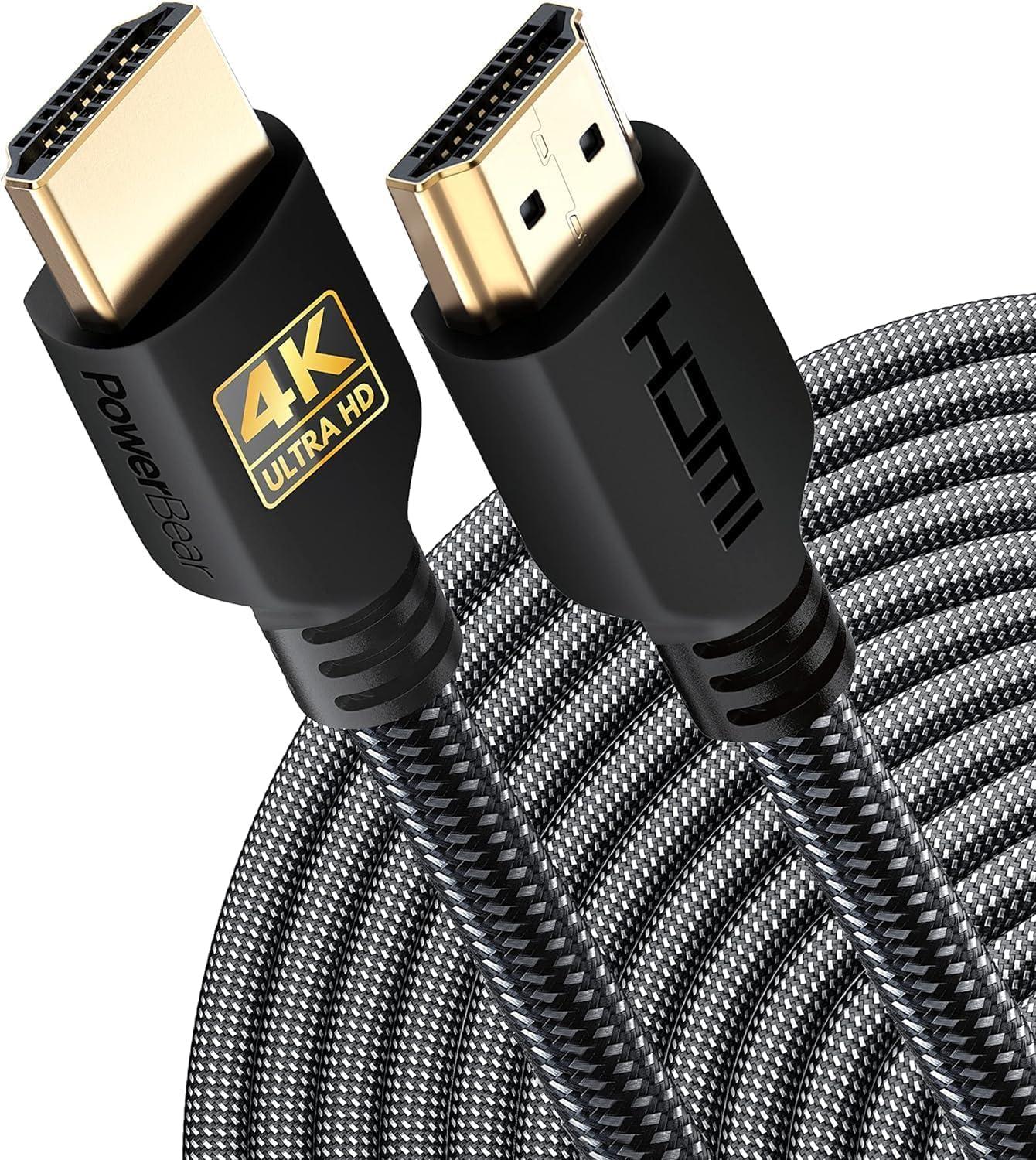 4K Tested: PowerBear Versus Standard HDMI—Sure, That Braided Twist Matters!