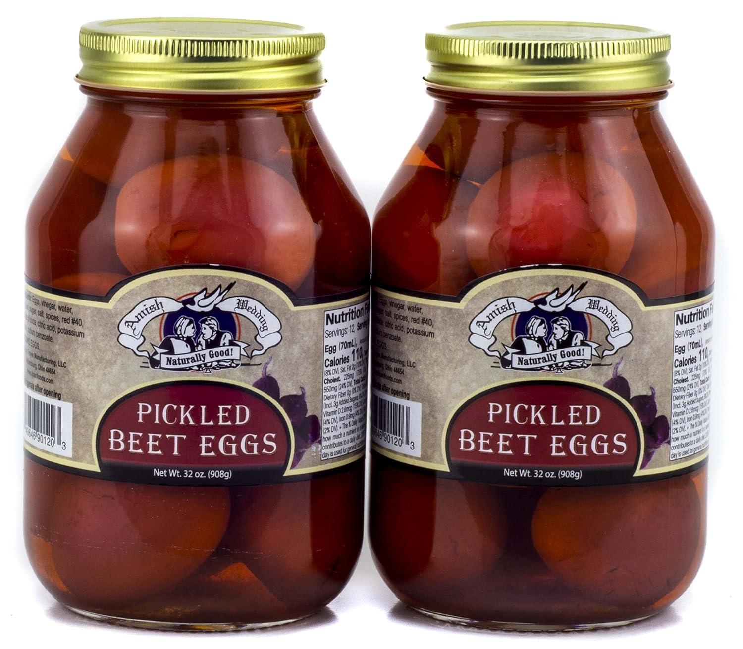 Pickled Beet Eggs Tested: Surprising Amish Flavor Trend... 32oz Pack