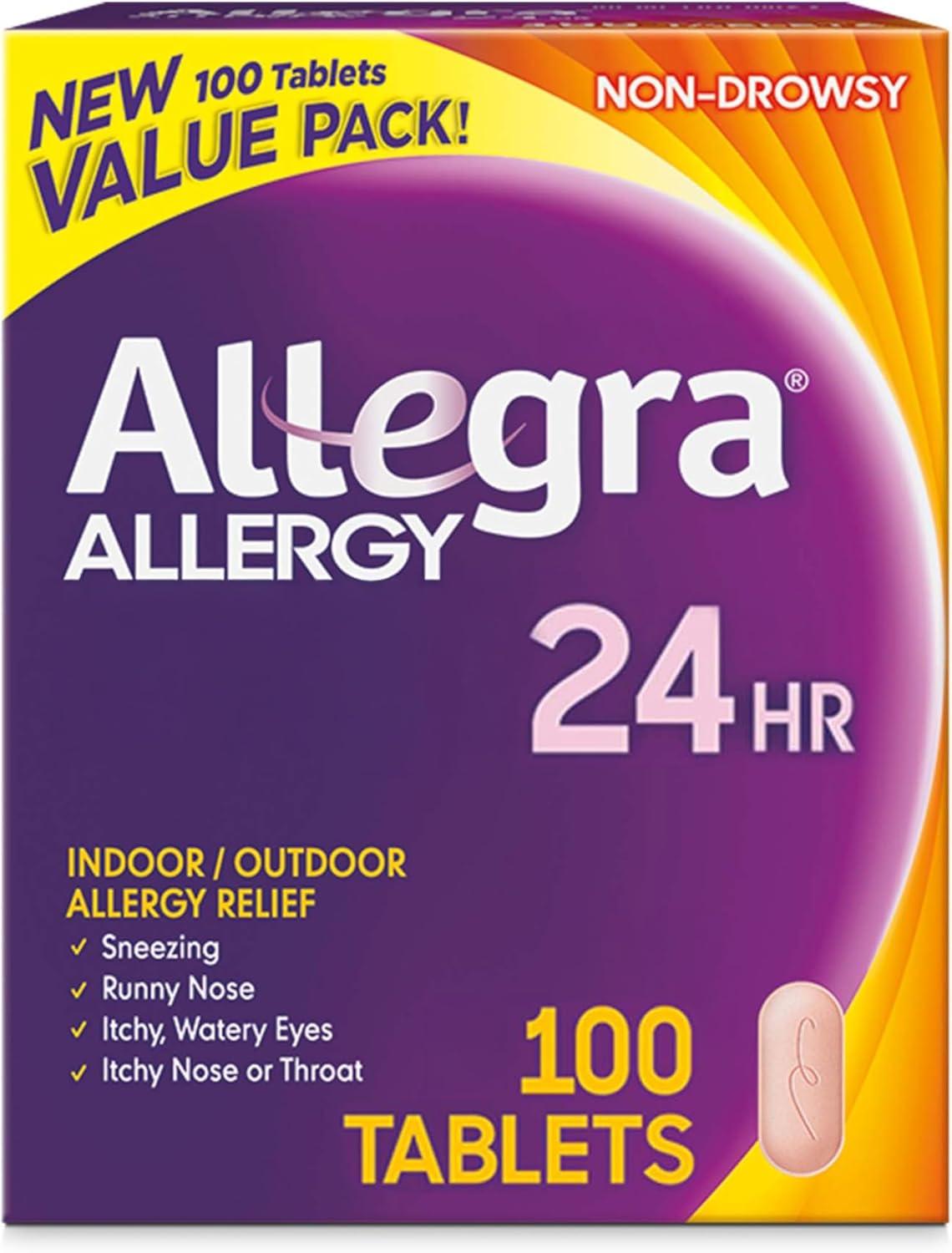 Non-Drowsy Tested allergy medicine versus seasonal relief... 180-count surprise!