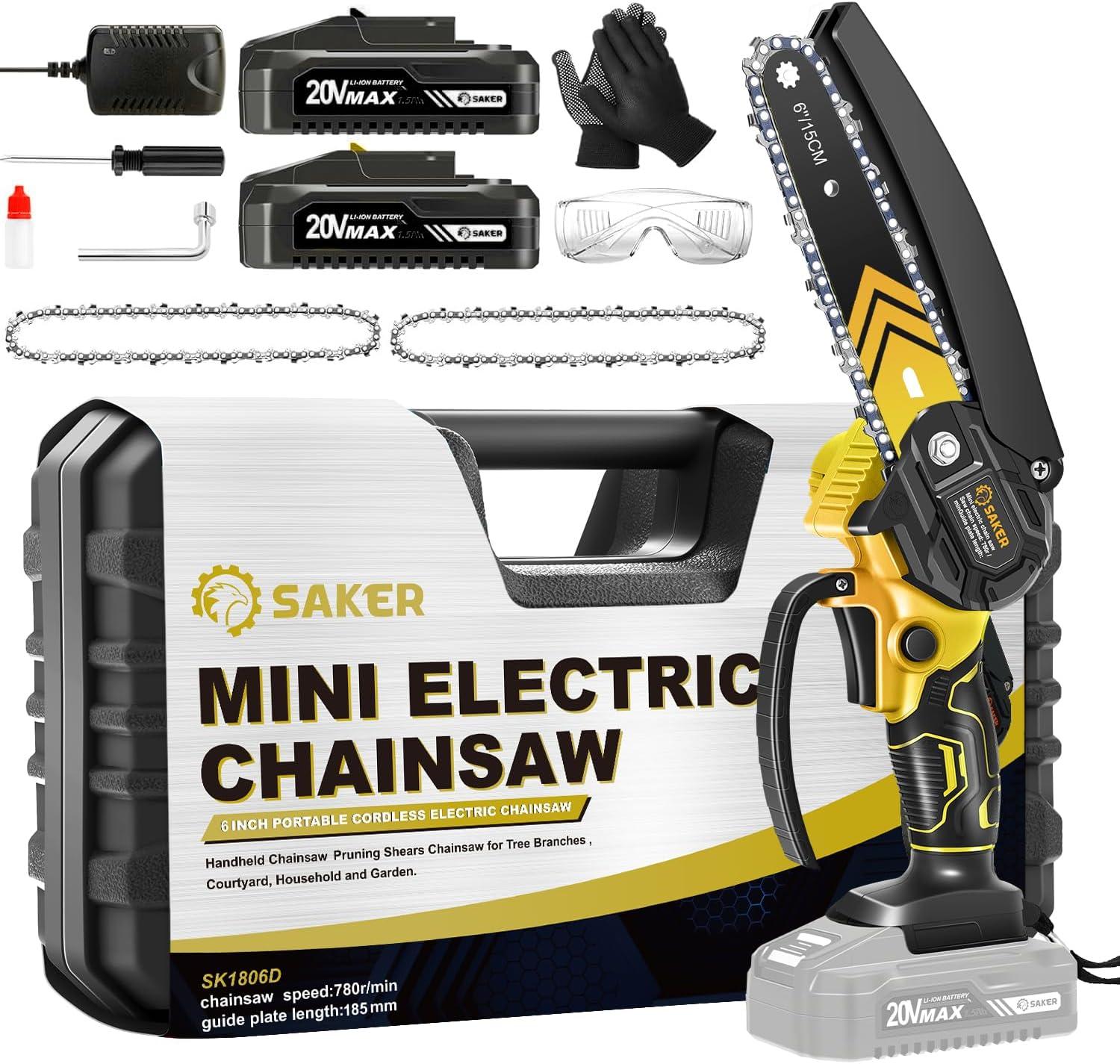 Storm-Ready: Cordless Chainsaw's Surprising 2-Battery Power