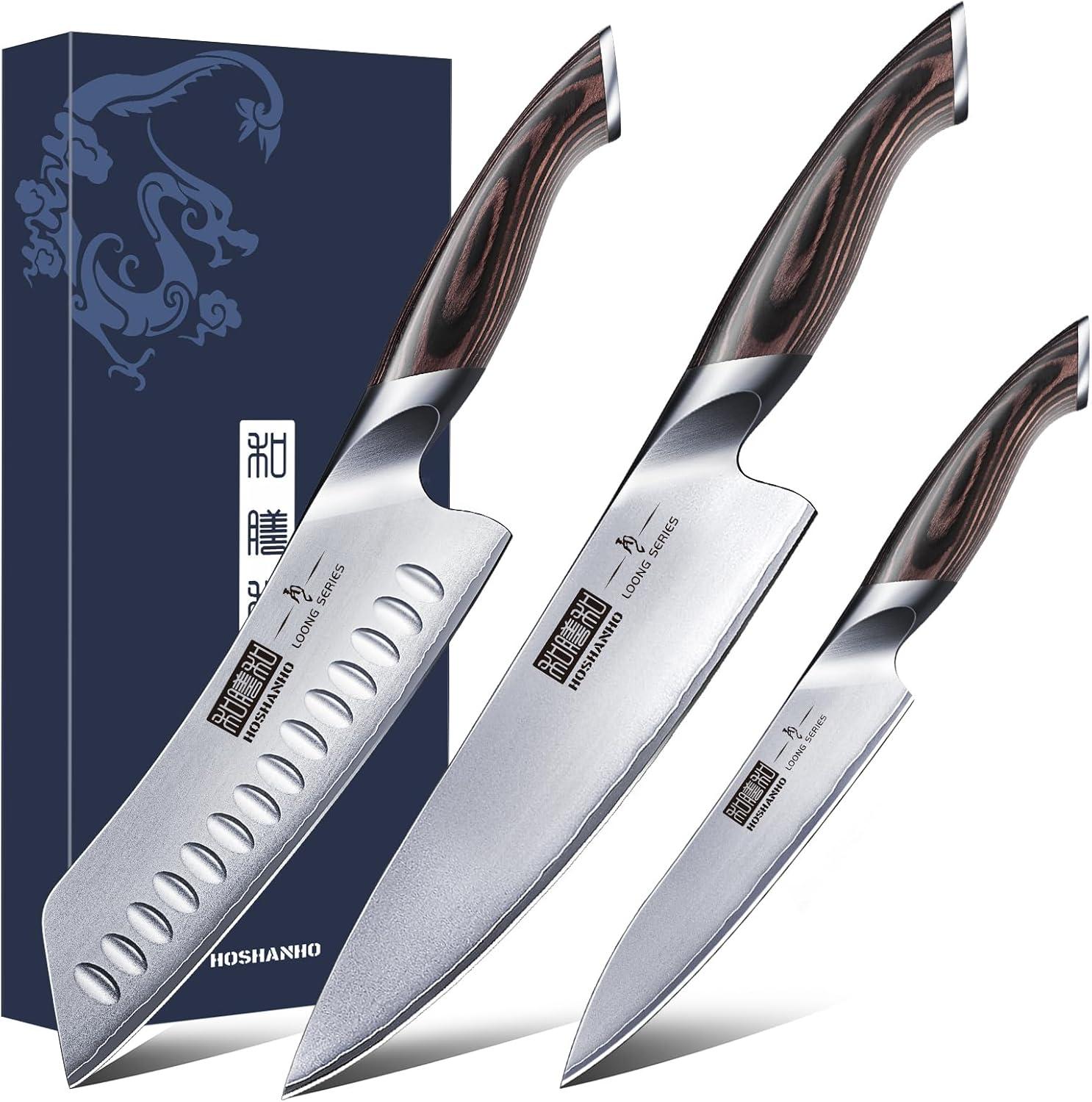 Professional High Carbon Steel vs. Pakkawood Handle: 3-Piece Knife Set Tested in Real Kitchens