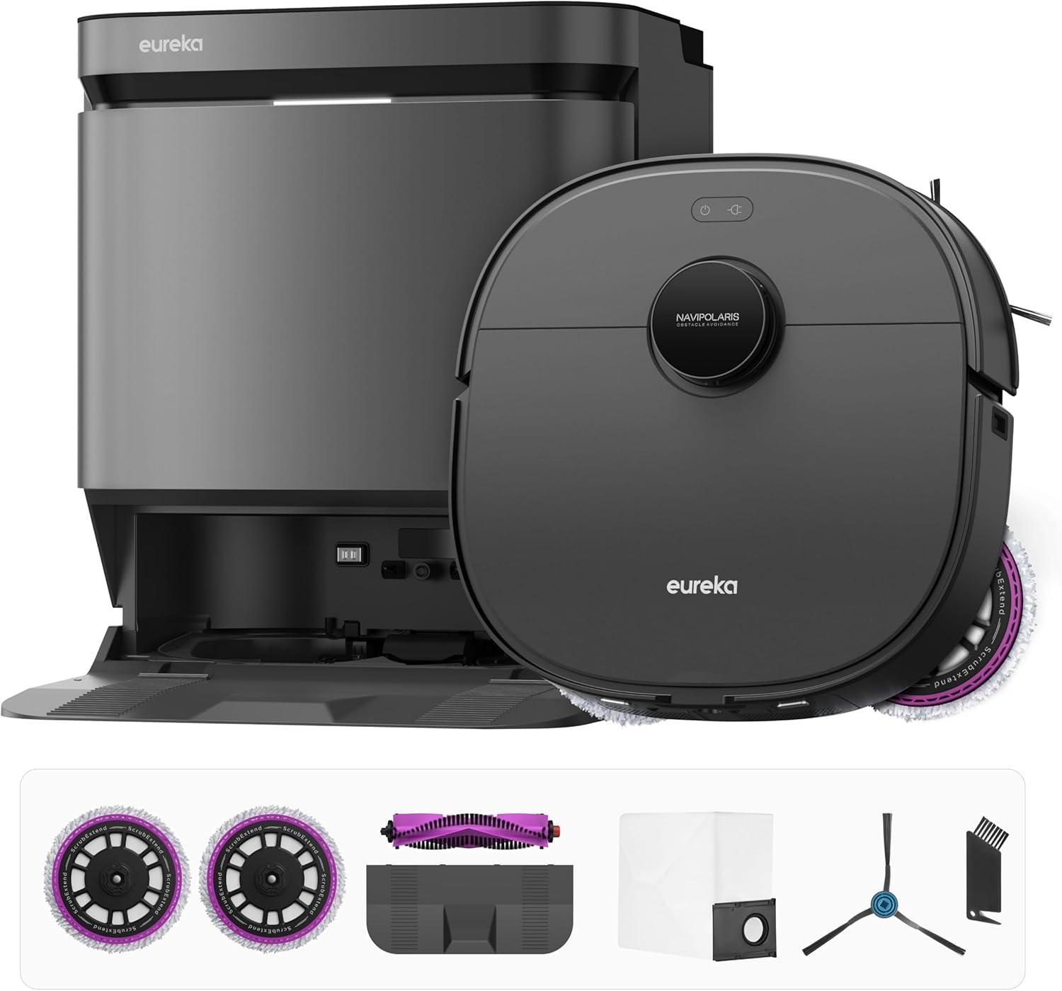 Eureka J15 Pro Ultra Showdown: Self-Emptying Base Meets Hot Water Drying for Robot Vacuums