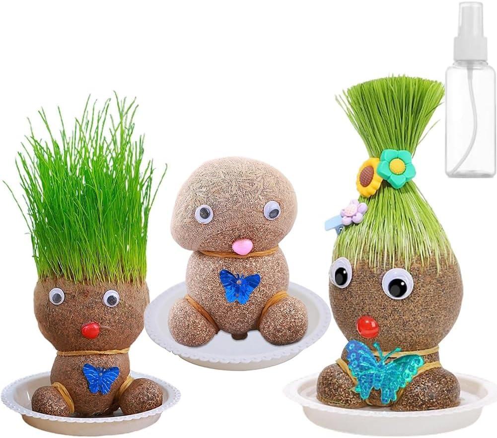 Surprising Sustainable Home Accent: Grass Head Dolls