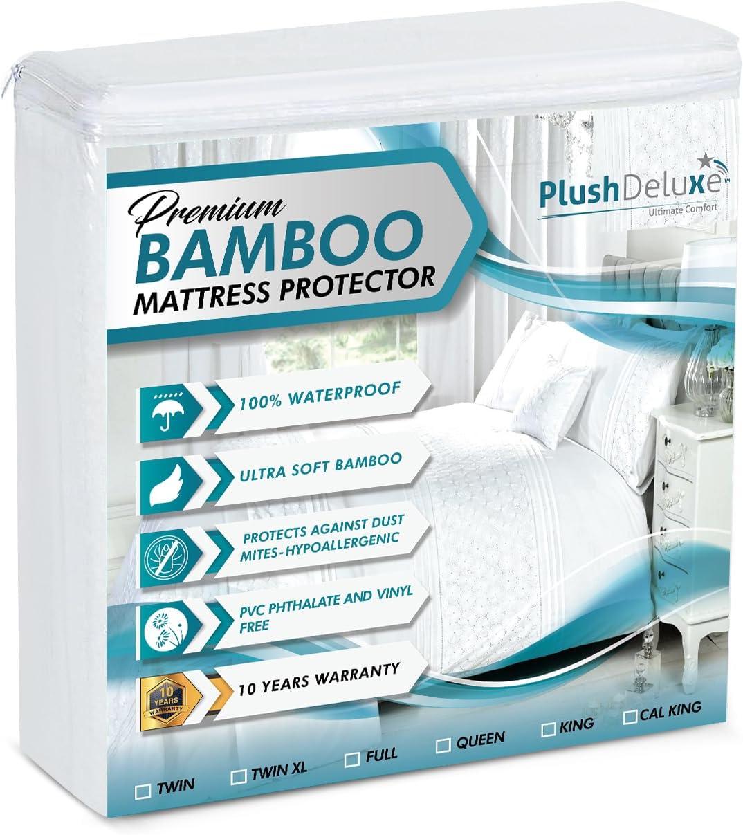 PlushDeluxe Bamboo Mattress Protector Tested: Breathable & Noiseless Seasonal Showdown