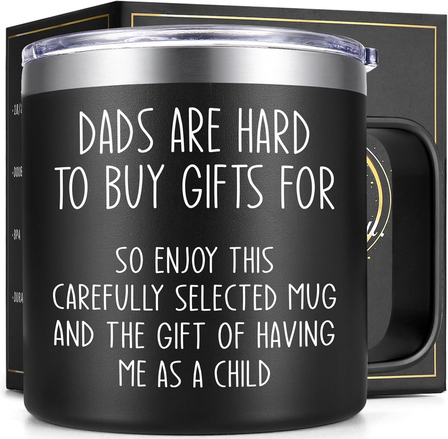 Surprising Father's Day Gift Showdown: Insulated Mug vs. Black Dad's Tough Choice