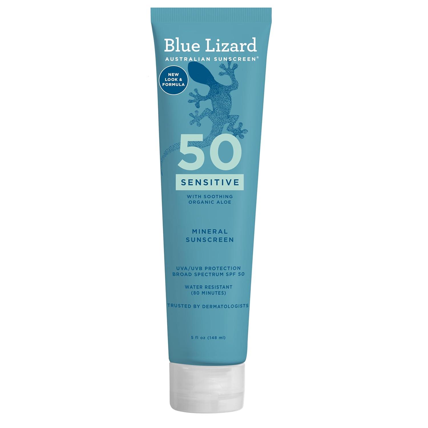 Blue Lizard Sensitive Sunscreen: Zinc Oxide vs. Smart Cap Tech-Surprising Benefit for 5 Fl Oz Use