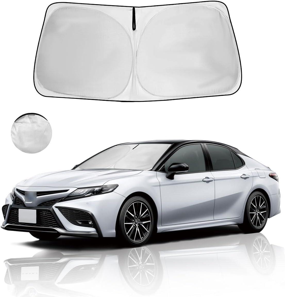Showdown: Windshield Shades for 2024 Camry - Tested UV, Heat & Versatile Fit