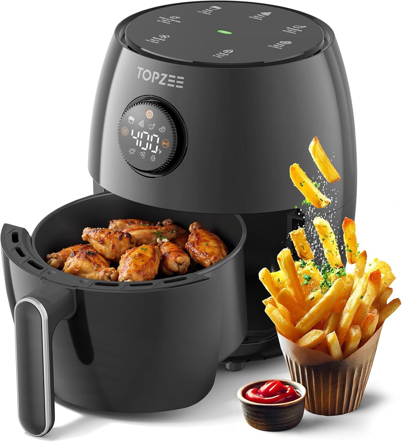 Compact Cooking Showdown: 2.1Qt Air Fryer's 98% Less Oil, 7-in-1, & Dishwasher Safe Tested