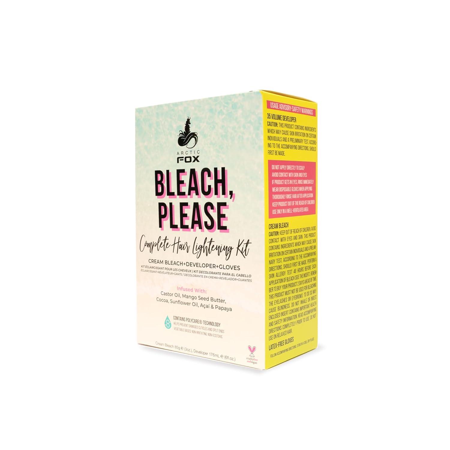 Showdown: Acai-Infused Gloves, 35-Volume Developer, Vegan Formula in Hair Lightening Kit