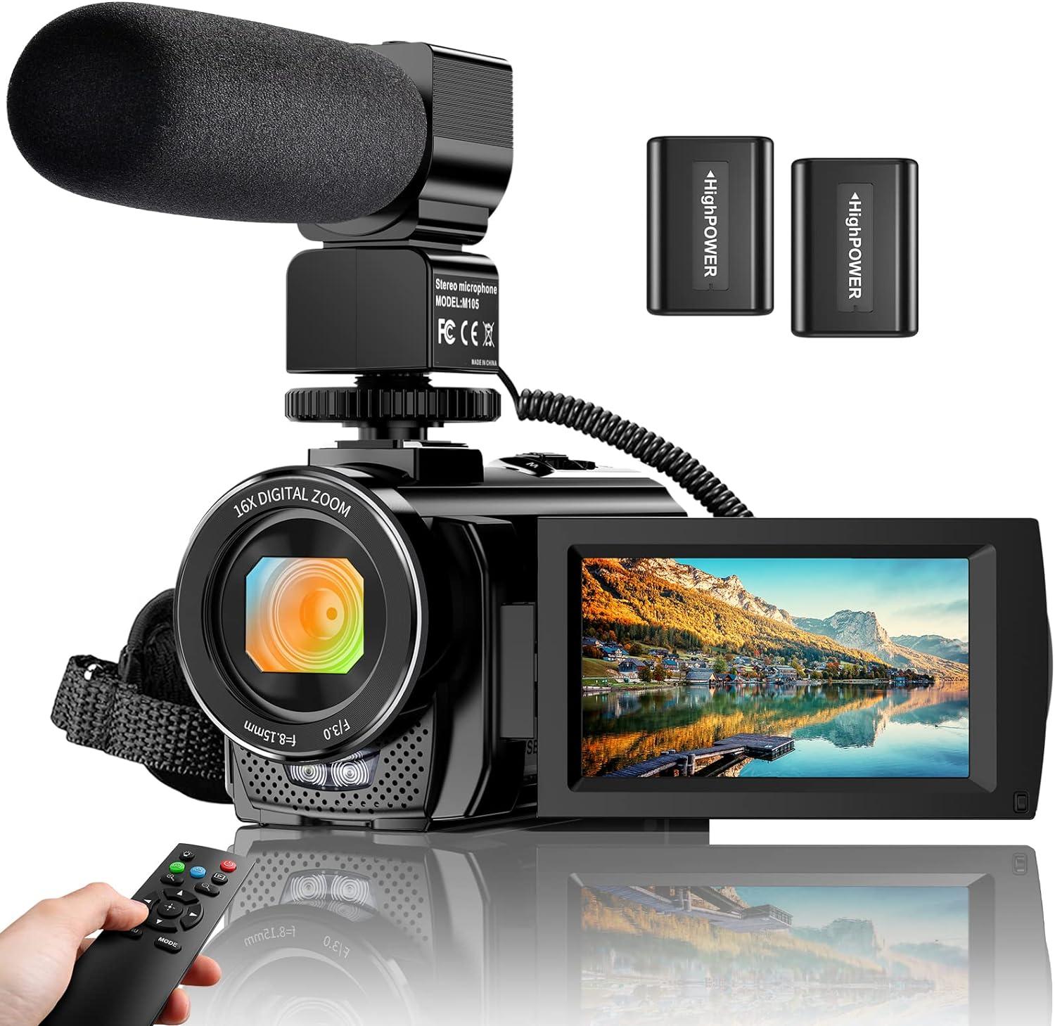 Camcorder Showdown: 270-Degree Screen, 16X Zoom, & 24MP for 2024 Vloggers?