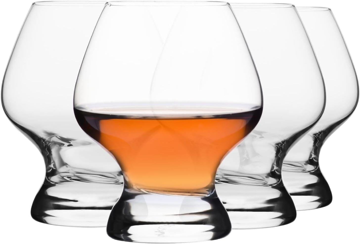 Krosno Bourbon Showdown: SHAKE N°8, 5 fl Oz, Premium Crystal, Europe-Made