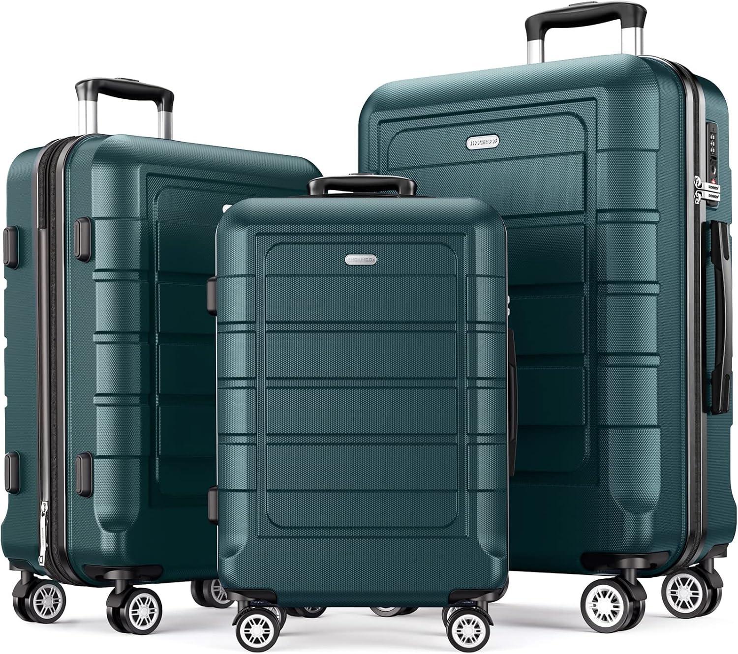 SHOWDOWN: Expandable Luggage Sets vs Double Wheels - (ArmyGreen) TSA Lock Tested? Surprising Flexibility?