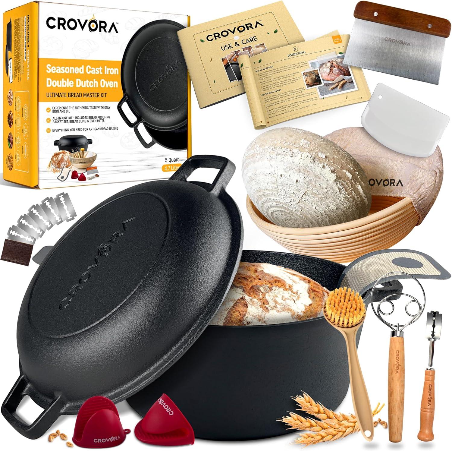 Cast Iron Dutch Oven Showdown: Skillet Lid vs. Banneton Proofing Basket...?