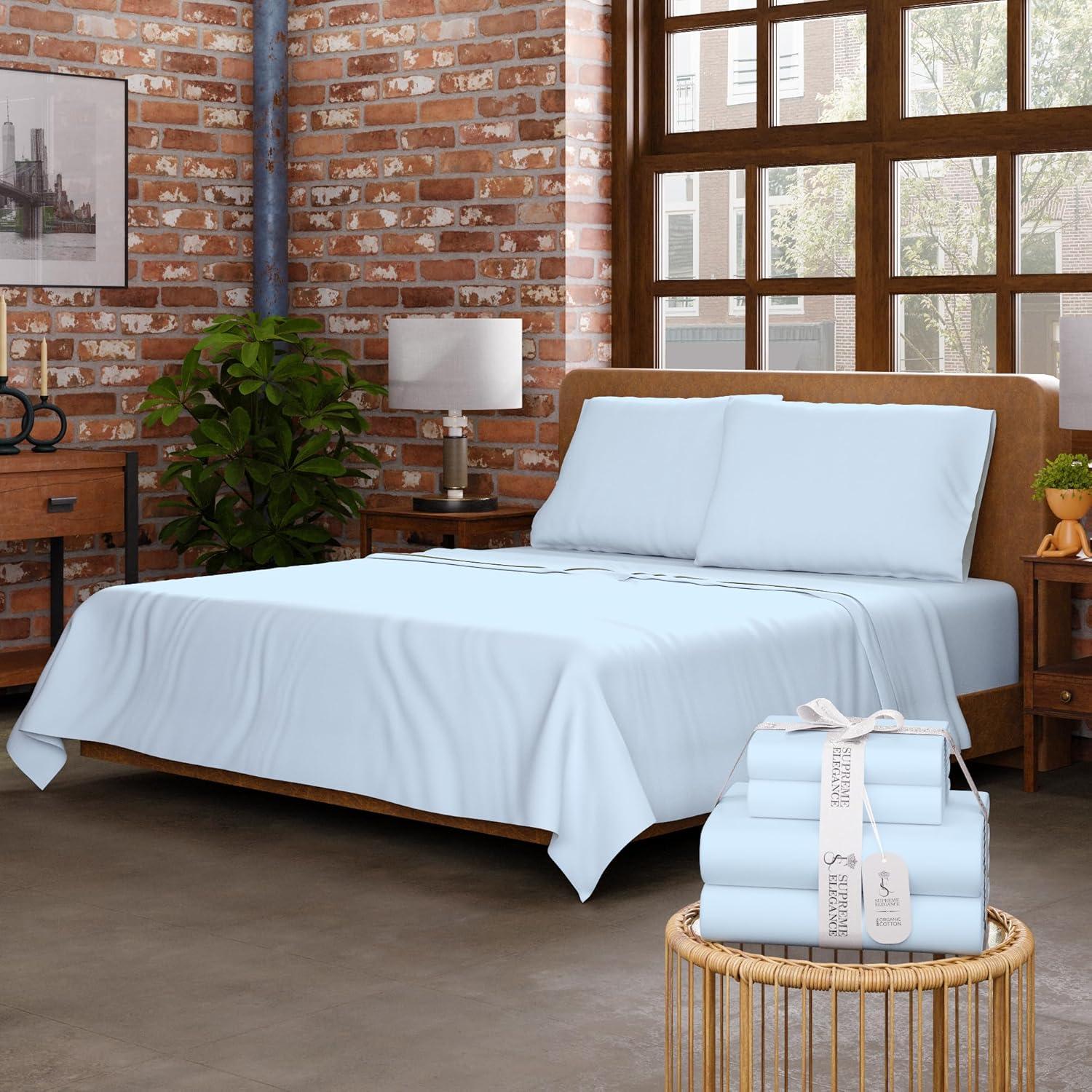 Sky Blue Sheets Tested: Organic Cotton, Deep Pockets, Cool & Crisp vs Standard for Surprising Summer Fit