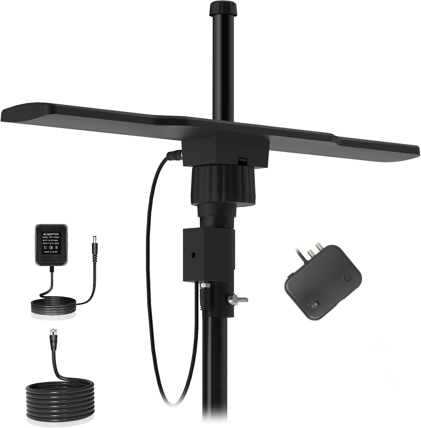 2025 Outdoor Antenna Showdown: 1600-Mile Range-360-Degree Rotation, Dual TV Support