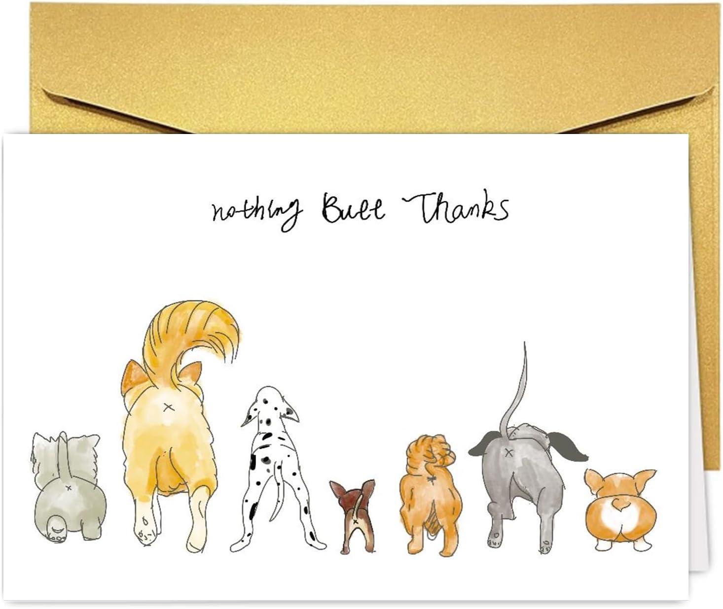 Tested: Cute Dog, Funny, Veterinarian, 'Thanks Dog' Pun Cards for Grateful Moments