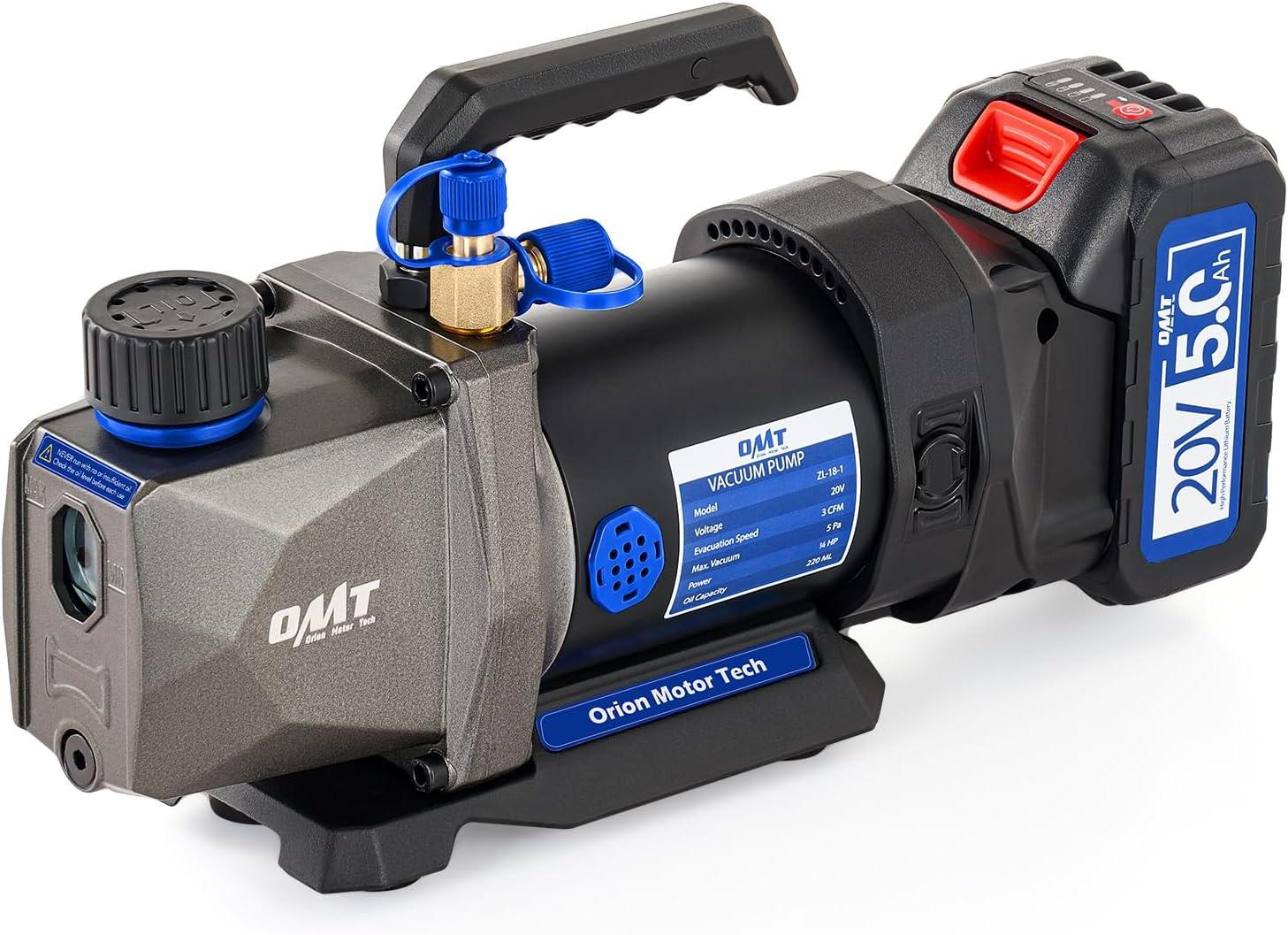 HVAC Vacuum Pump Tested: Low-Noise & Condensate Trap's Dual Protection