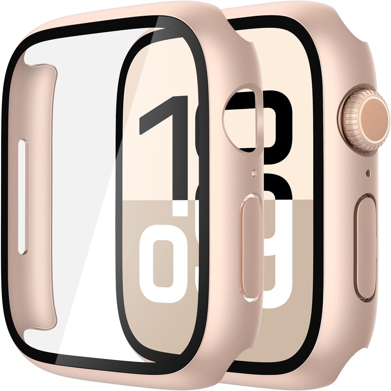 Misxi 2 Pack Tempered Glass Case Tested Versus Scratch-Resistant Protectors for Apple Watch (2024)