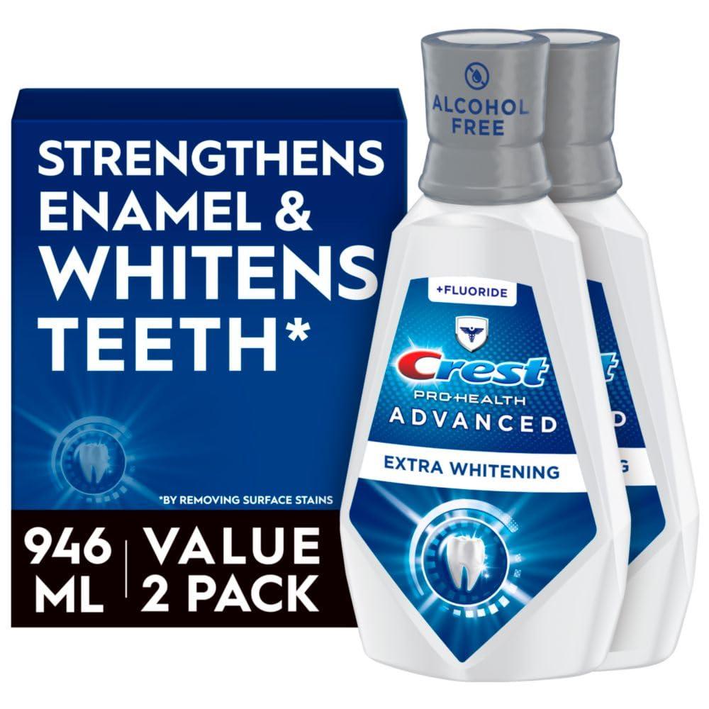 Surprising Insight: Crest Pro-Health Mouthwash (Alcohol-Free) vs. Extra Whitening (32 fl oz) for Sensitive Gums