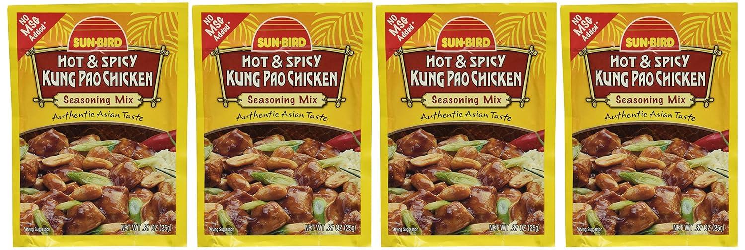 Spicy Heat... 4-Pack Kung Pao Seasoning Showdown (Over-The-Top Asian Mix?)