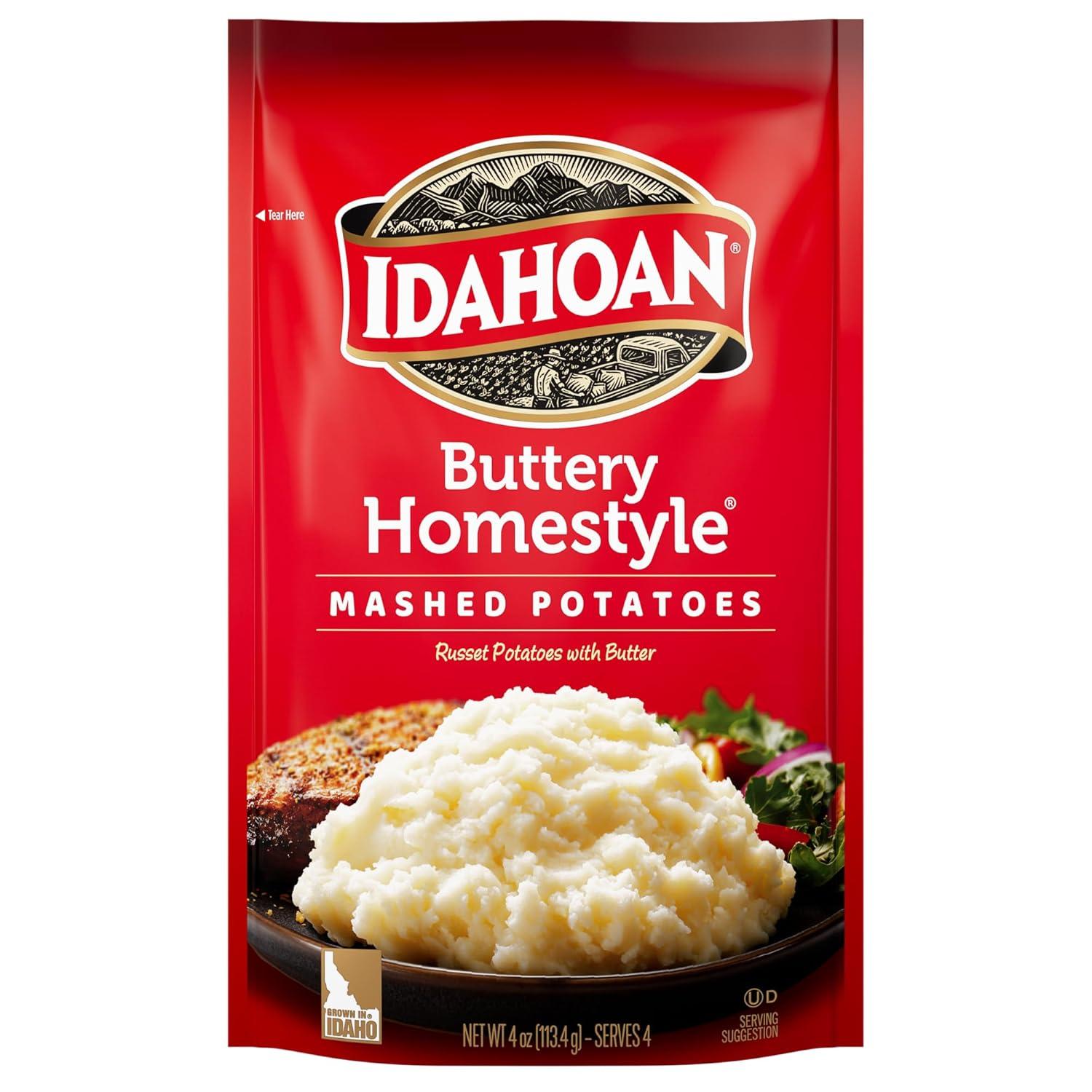 Idahoan Mashed Potatoes: Buttery Tested, Surprising Homestyle Comfort (Canned)