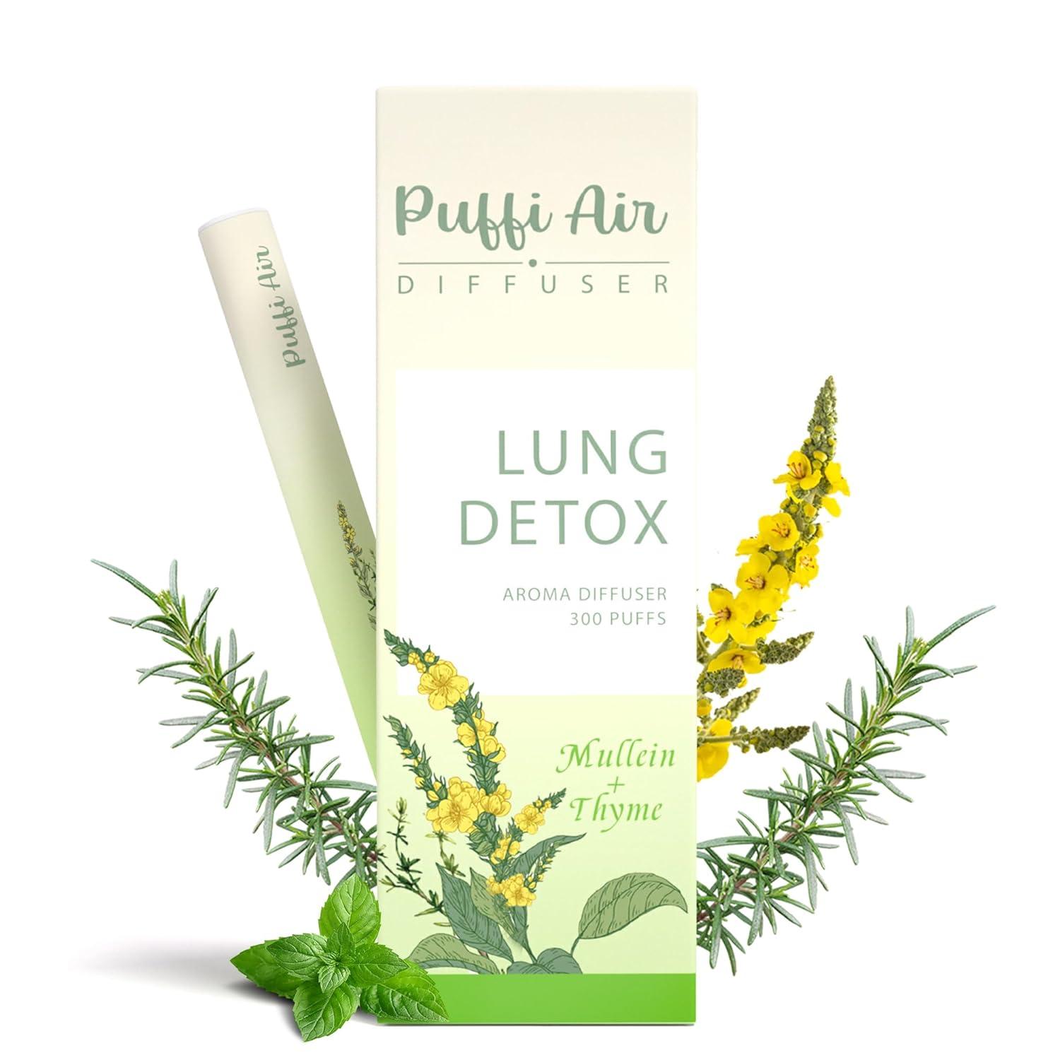 Mullein-Thyme-Mint Diffuser Pen: 300 Uses for Surprising Lung Health, Breath Freshness, and Habit Quitting (Tested Natural Quirk)