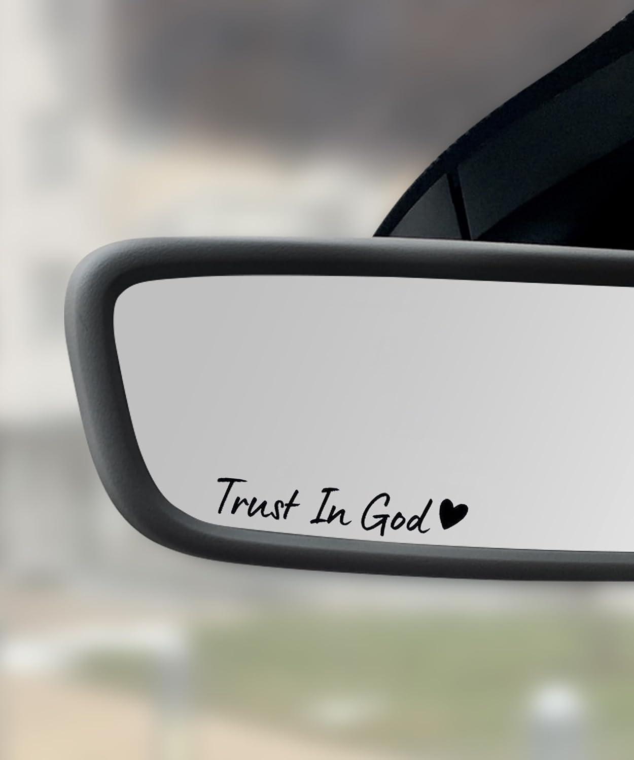 Surprising Use Case: 4PCS Trust in God Auto Stickers & Decals for Women... Fits Most Vehicles