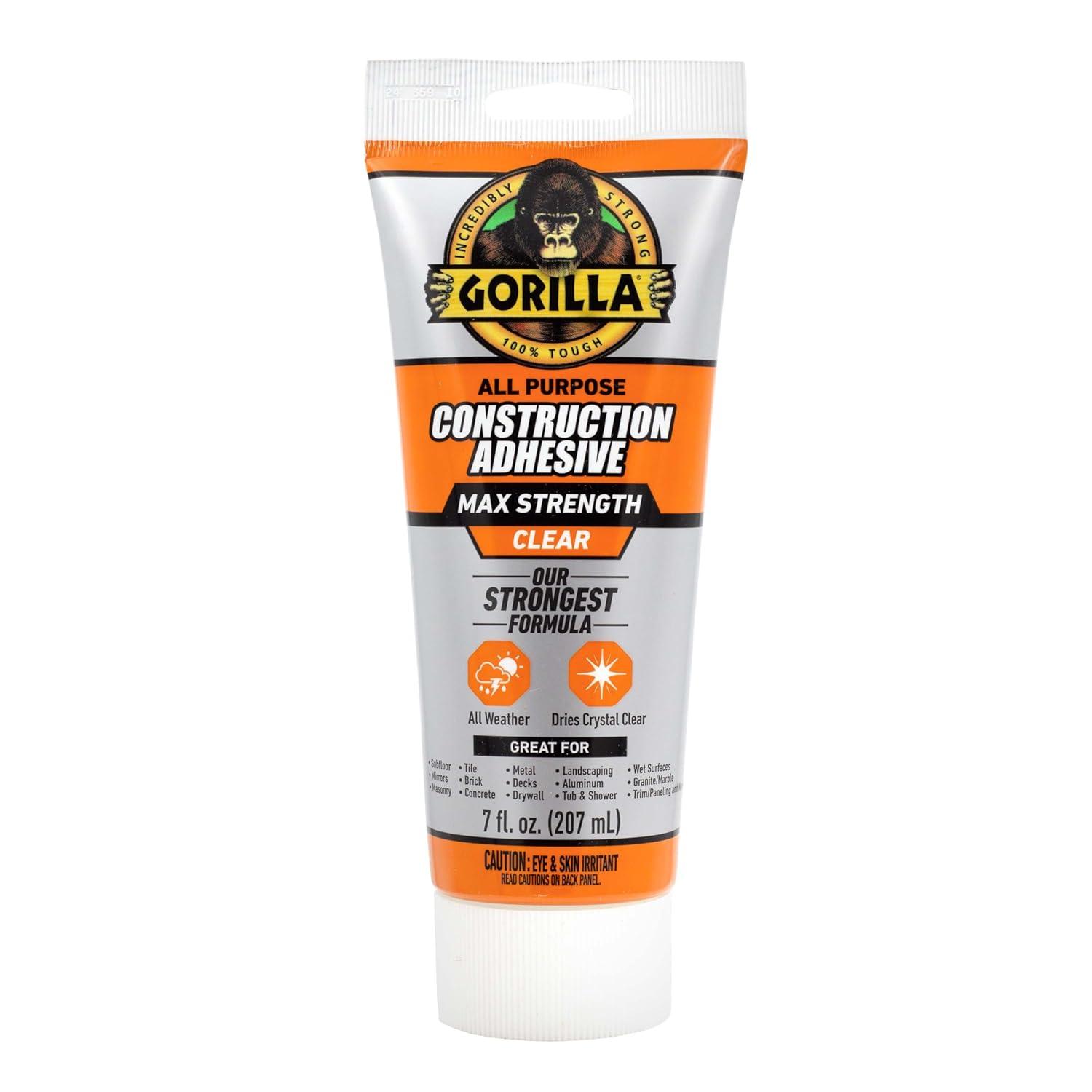 Surprising: Gorilla Max Strength Adhesive Tested for Waterproof Outdoor Use
