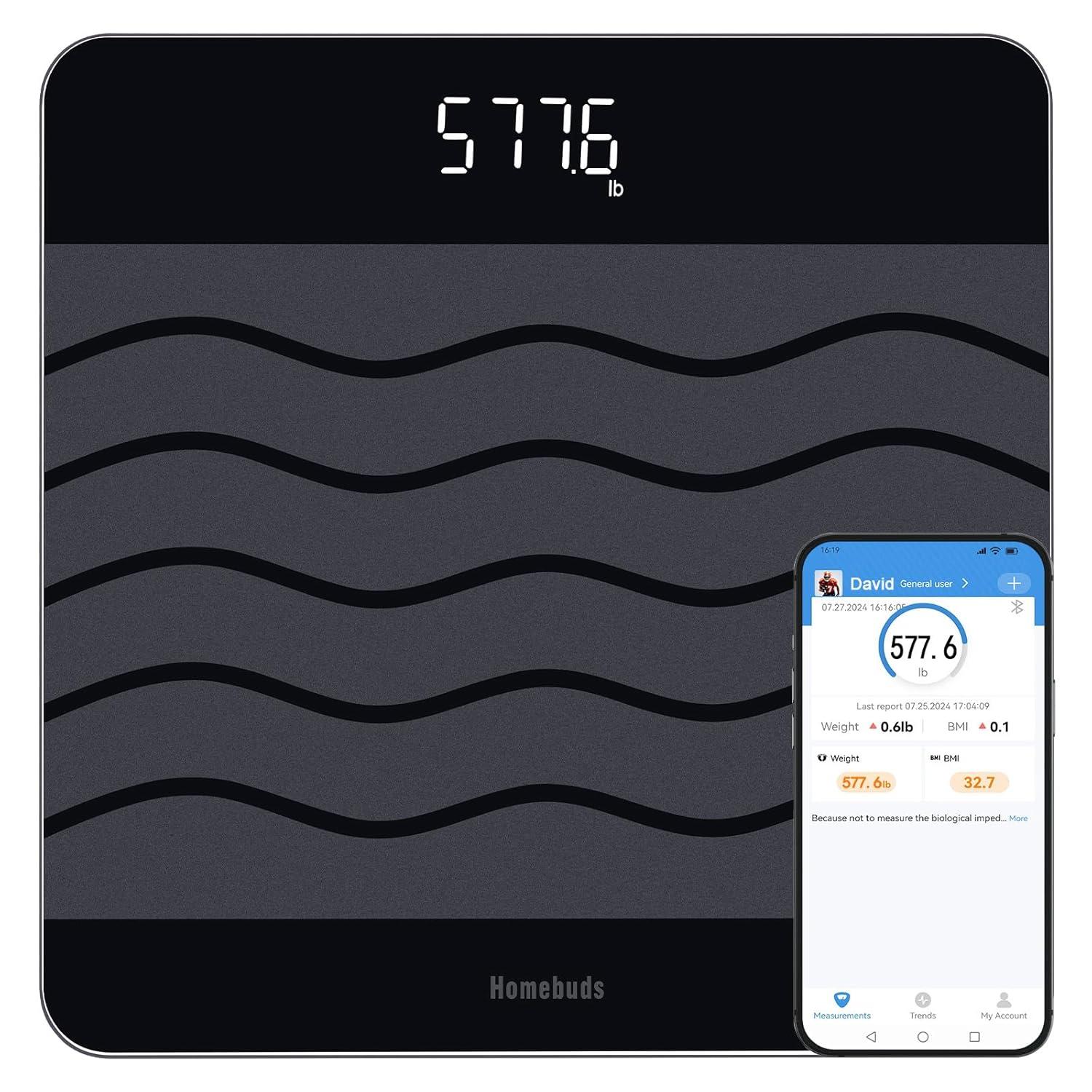 Surprising Insight: Homebuds 600lb Scale Tested-Tempered Glass & 0.1lb Accuracy