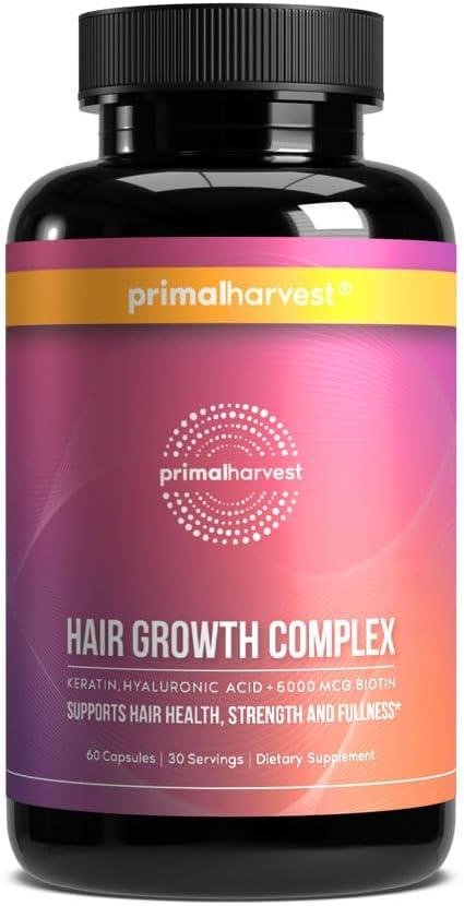 Biotin & Zinc Showdown: 60-Pill Hair Growth Vitamins Tested for Natural Thickening