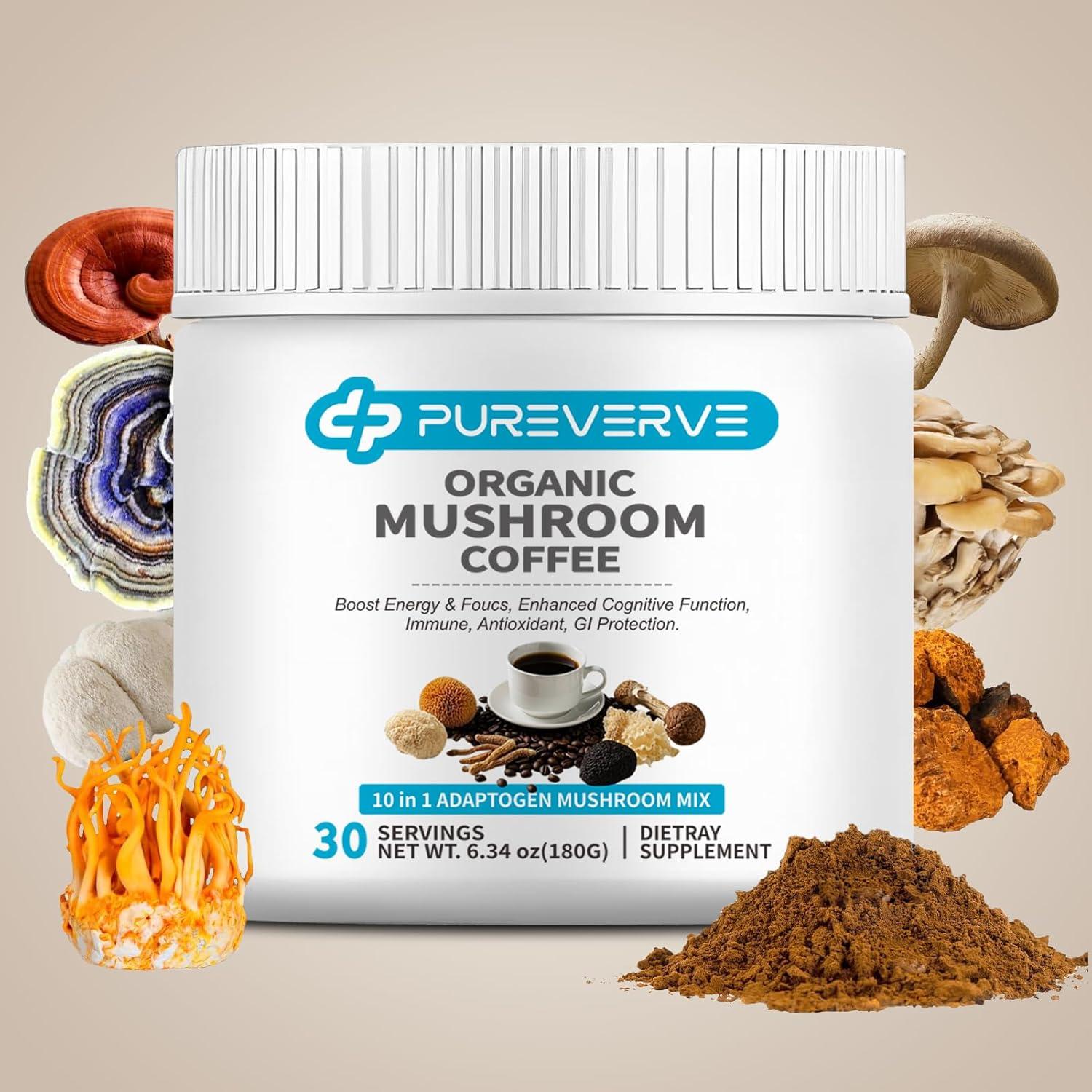 Mushroom Coffee Showdown: Surprising Synergy of Organic Blend, Cognitive Boost, Immune Support
