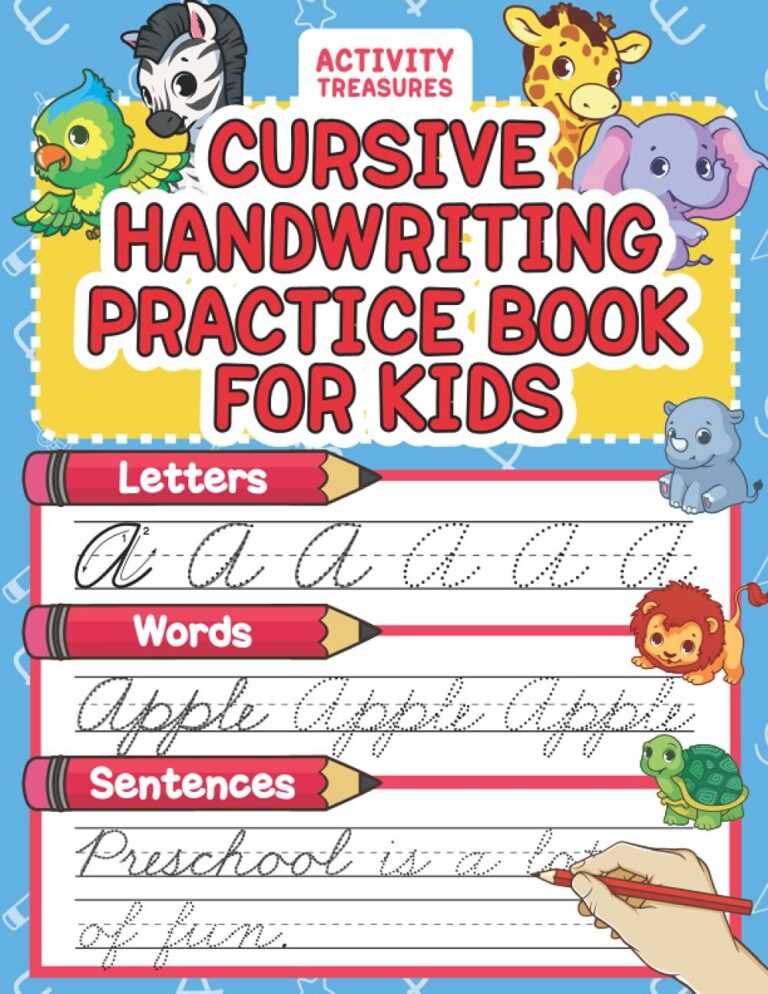 Best Cursive Handwriting Practice Book – Kids Workbook Review ...