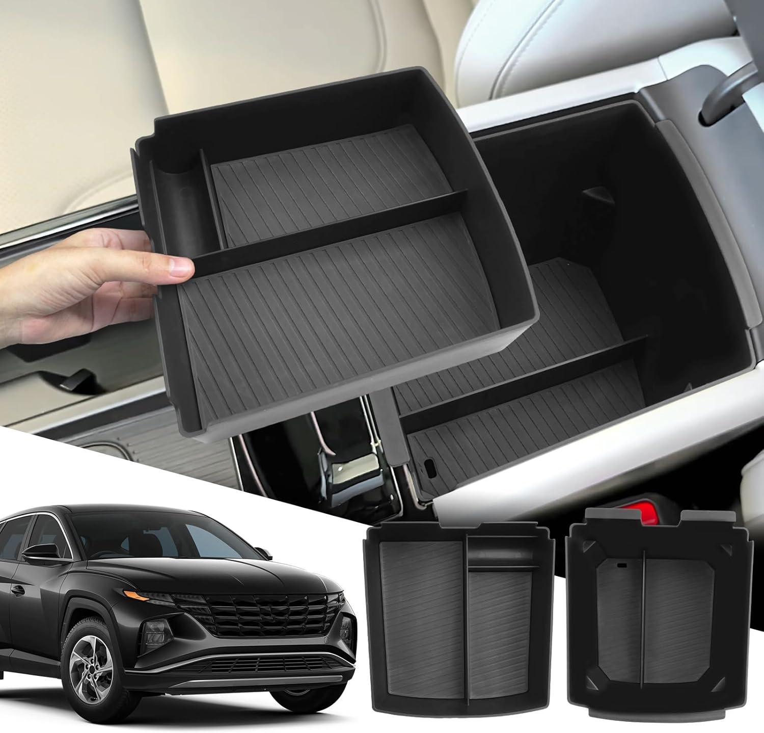 2025 Tucson Console Accessories Showdown: Double-Deck Design vs. Limited Surprising Storage