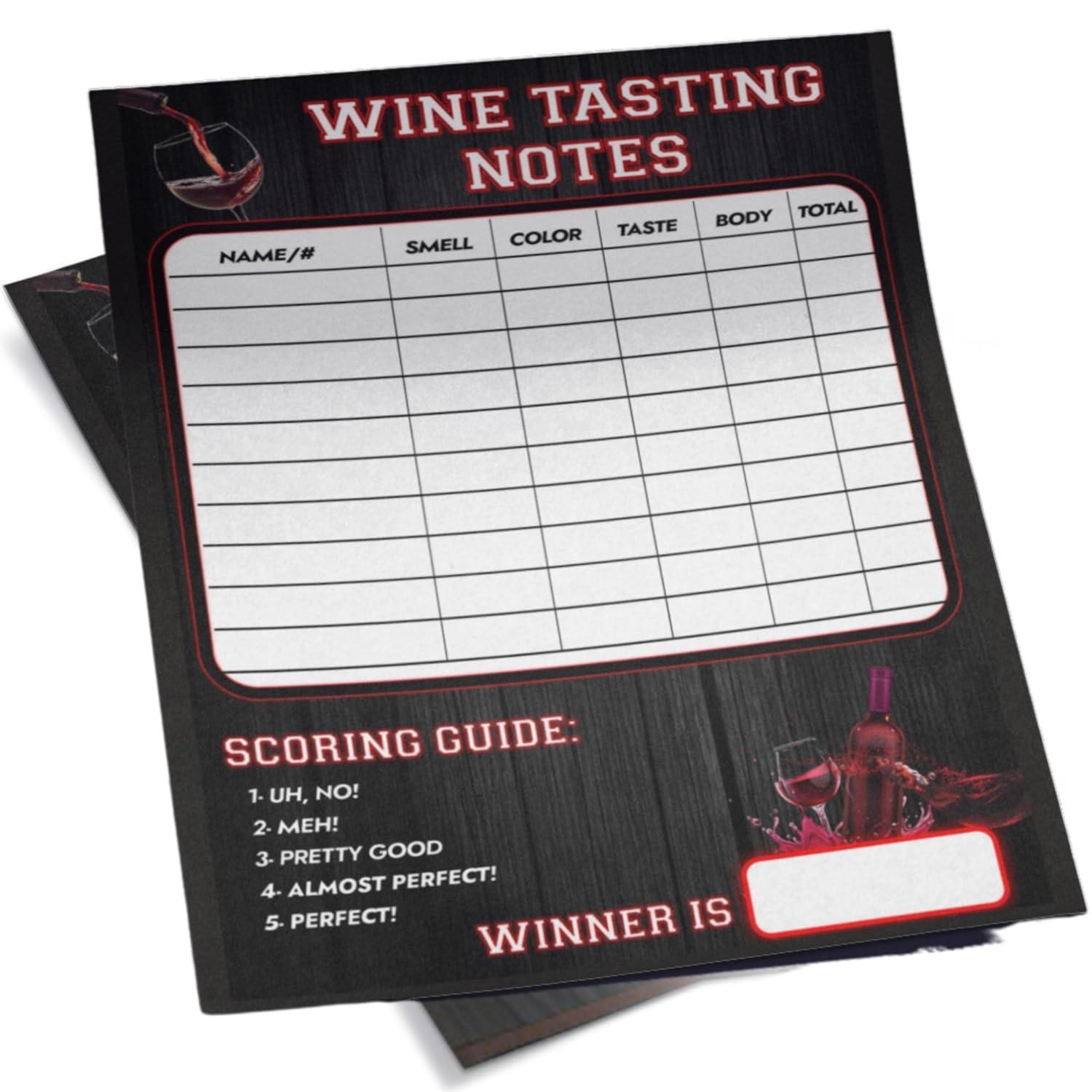 Tested: USA-Made 25 Scorecard Kit & Blind Tasting Game for Surprising Wine Nights