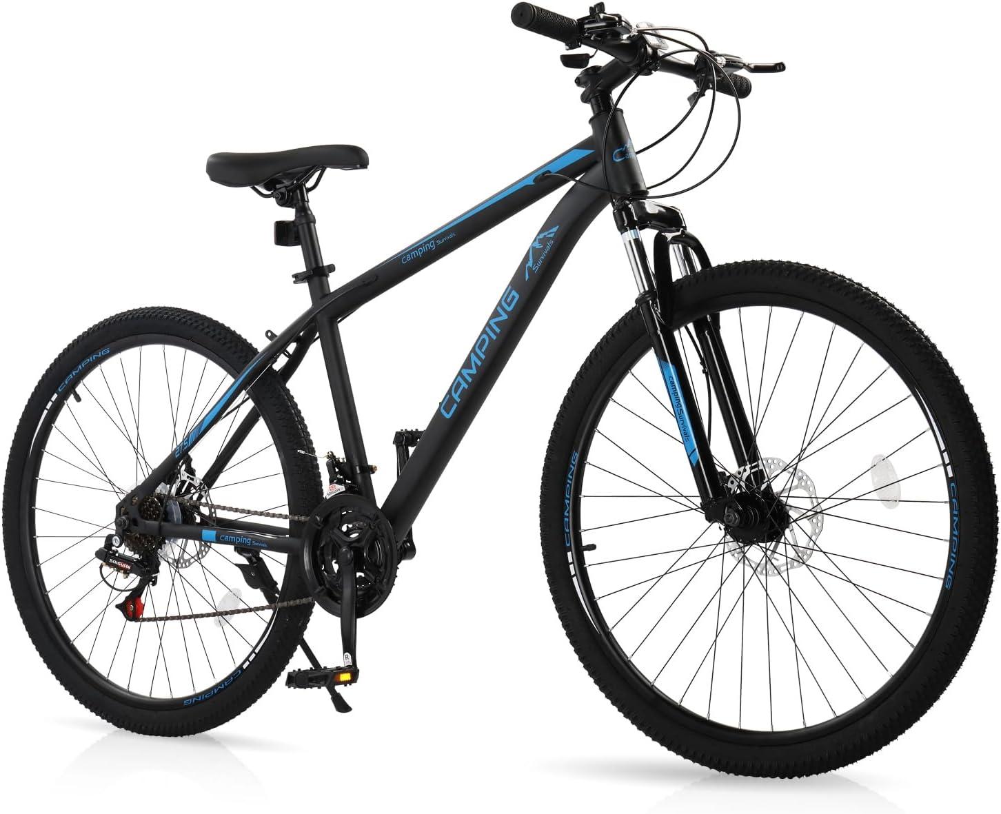 26/27.5 Mountain Bikes Showdown: High Carbon Frame, Double Disc Brake, All-Terrain Tires, Suspension Fork-Surprising
