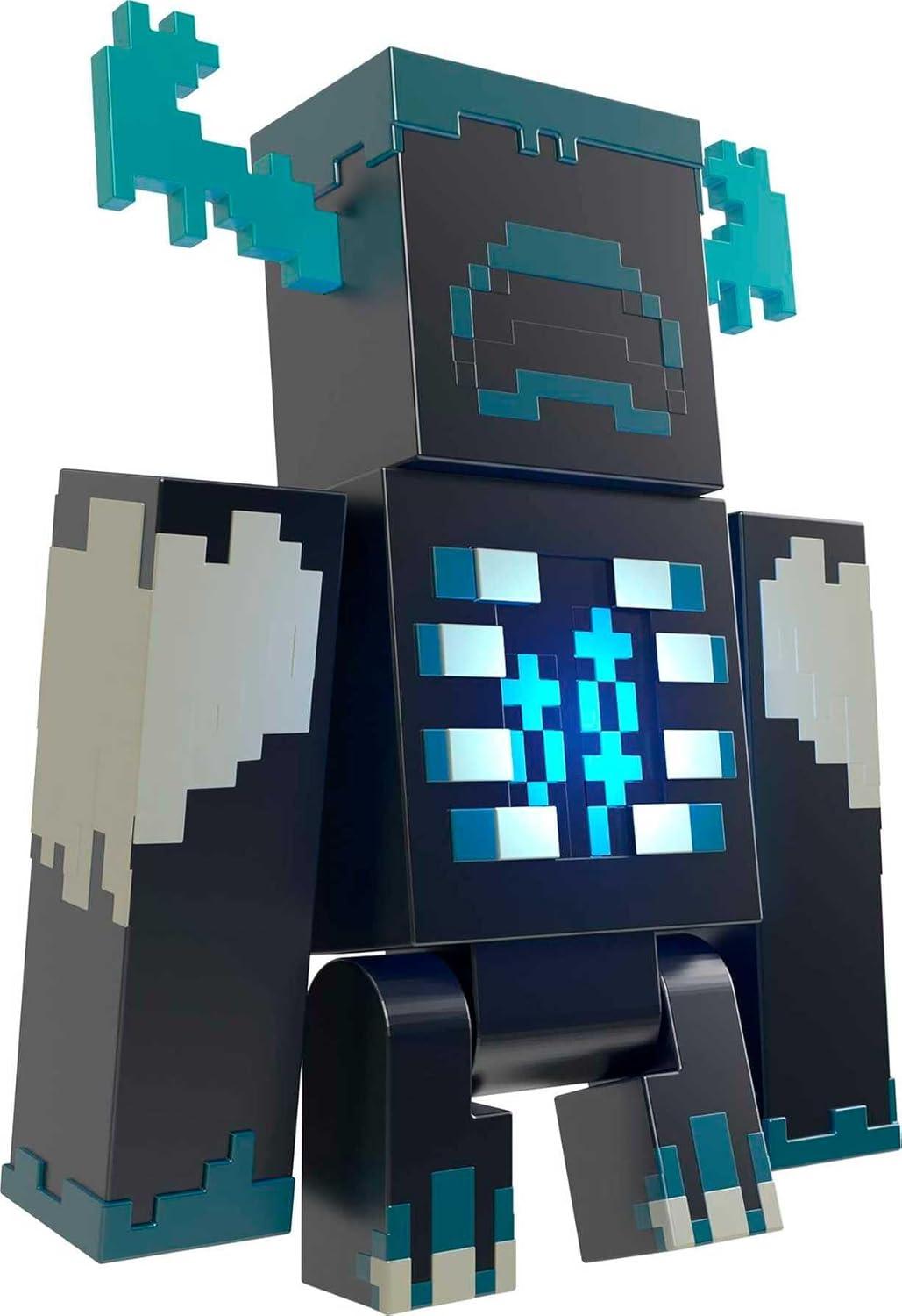 Minecraft Warden Action Figure Tested: Surprising Lights & Accessories vs. Generic Toys