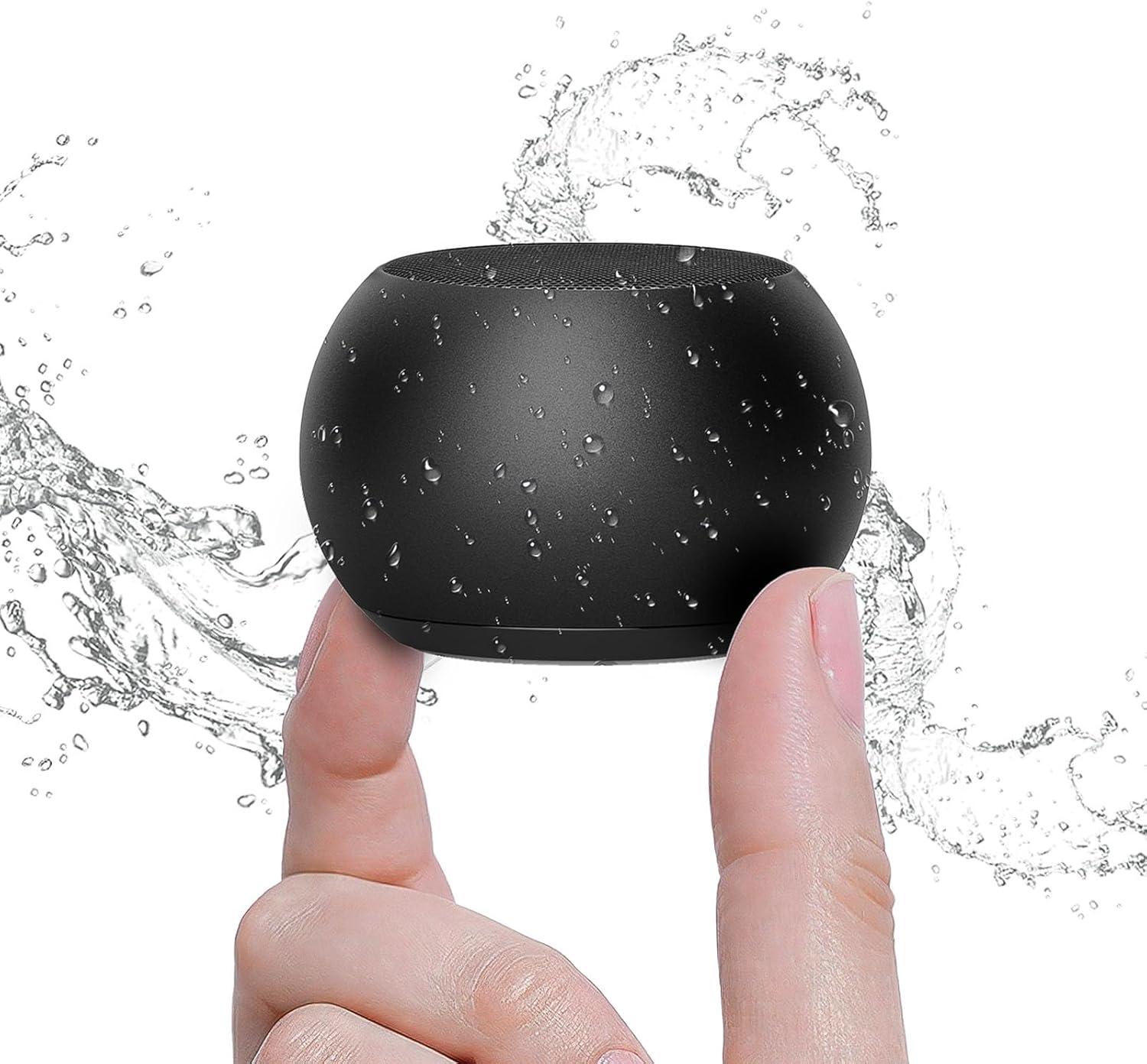 Loud Stereo Sound vs. Robust Bass: IPX7 Waterproof Speaker Tested for Hiking & Beach Use (Lanyard, Black)