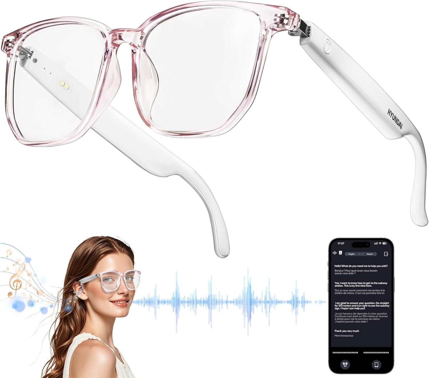 Smart Glasses Showdown: Chat GPT, 150+ Translation, Multifunctional, White Tested for Modern Travel Needs