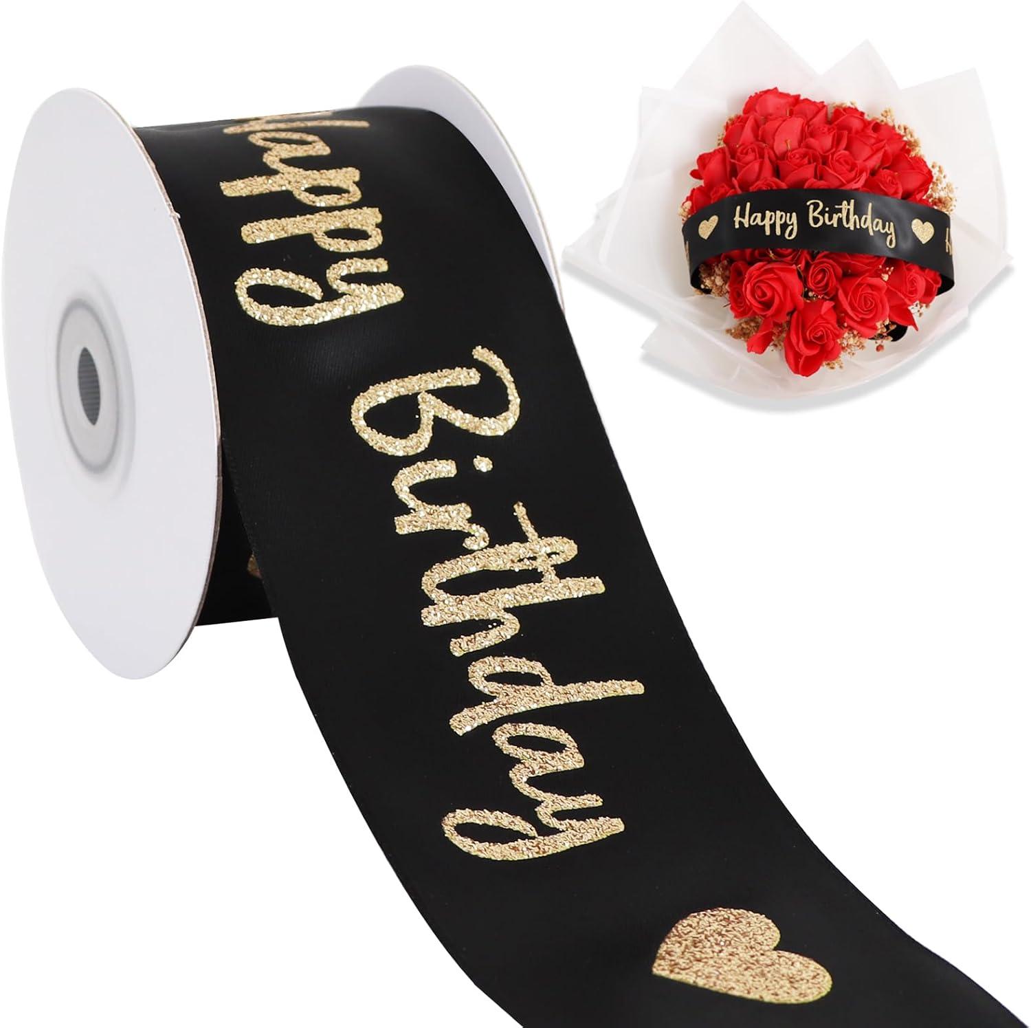 Versus: Black & Gold Tablecloths vs. Felt Banners for 70th Birthday Decor