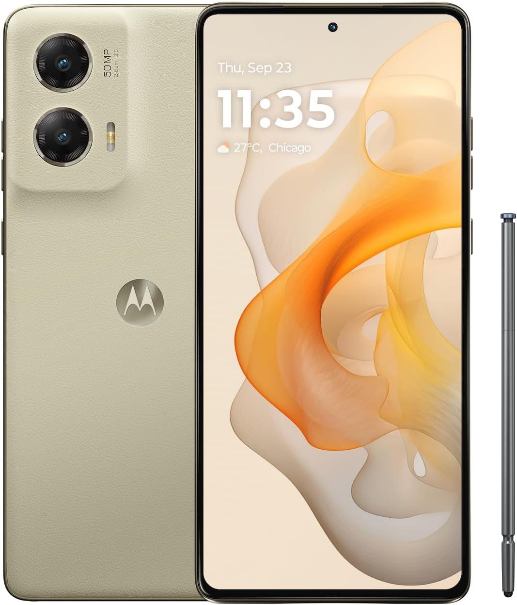 Motorola Moto G Stylus 5G Showdown: 2025 Unlocked, Caramel Latte, 50MP Camera, 256GB Storage