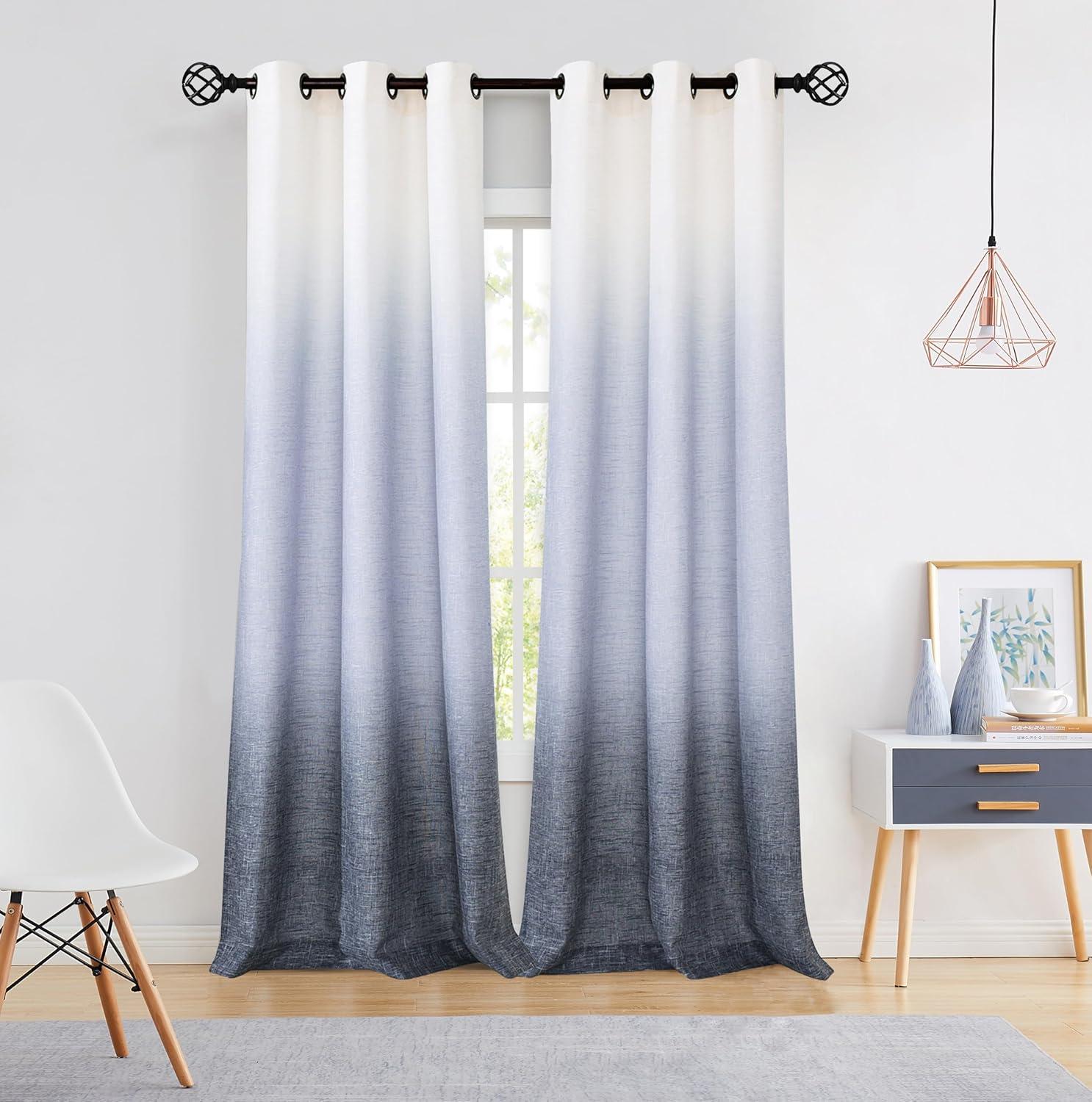 Cozy Up Your Living Space: Ombre Curtains vs. Solid Drapes